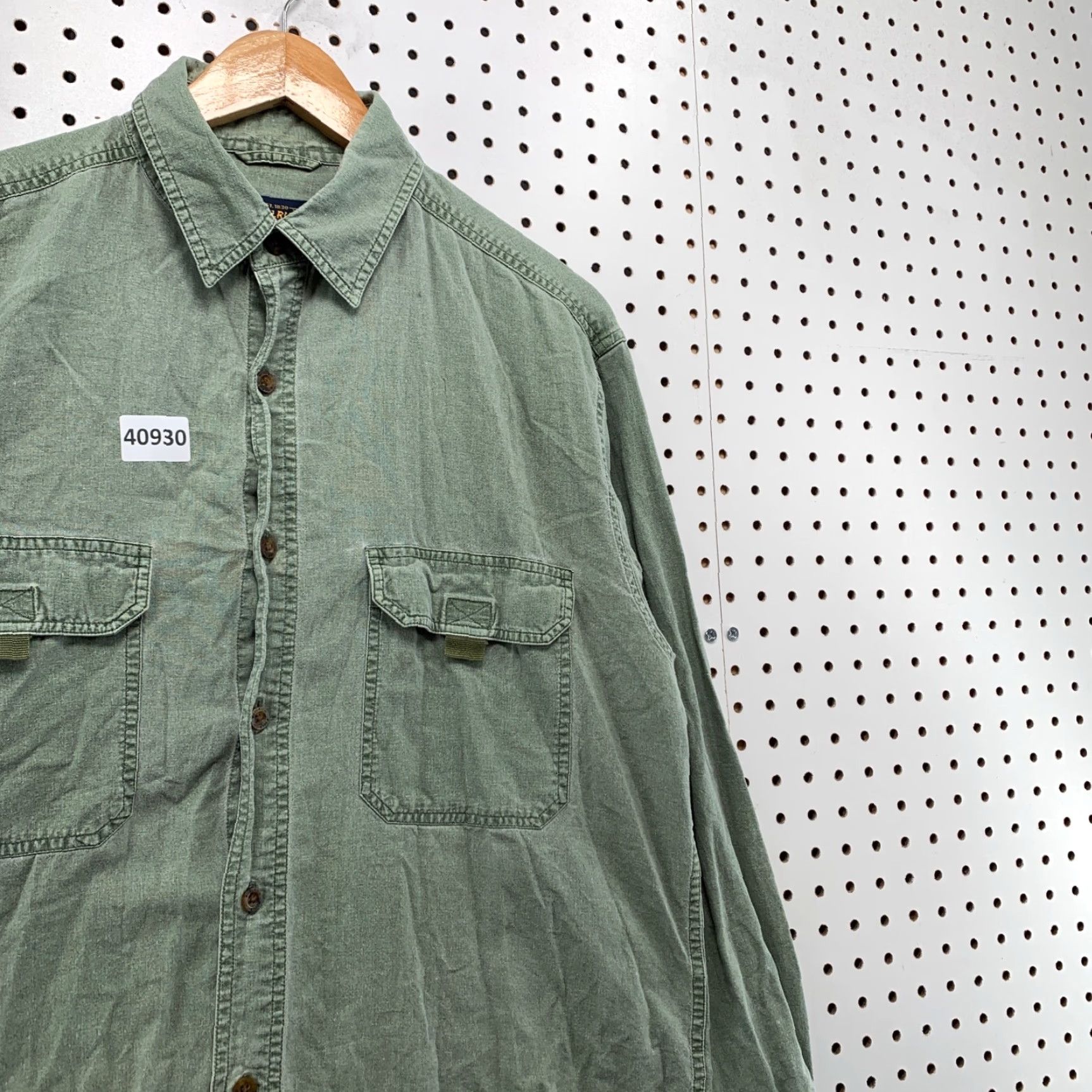 Vintage Vintage Woolrich Outdoor Shirt Men Medium Green Utility Hunt Military 23x30 Size US M / EU 48-50 / 2 - 7 Thumbnail