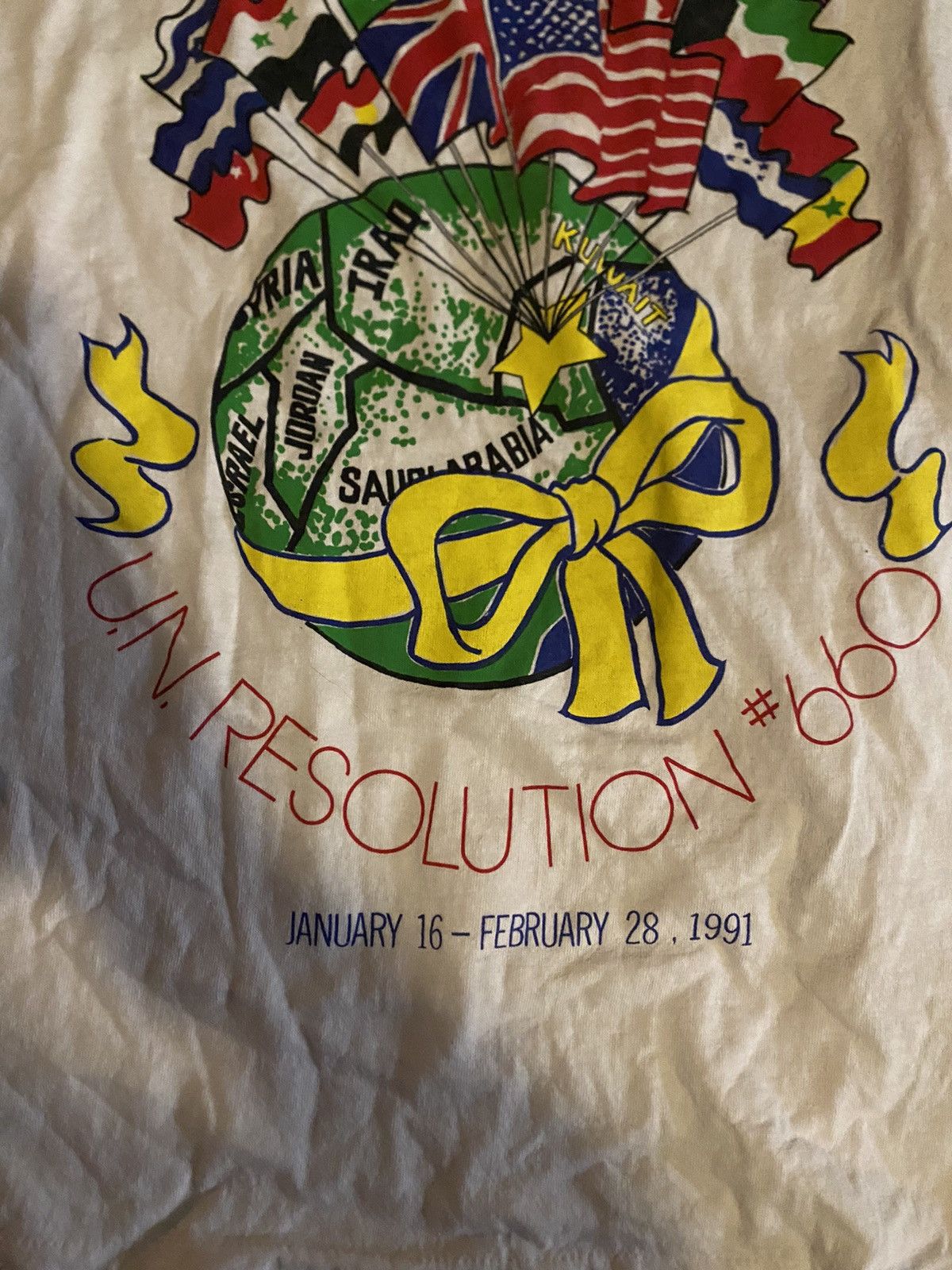 Vintage Vintage Global UN Tee Size US L / EU 52-54 / 3 - 2 Thumbnail