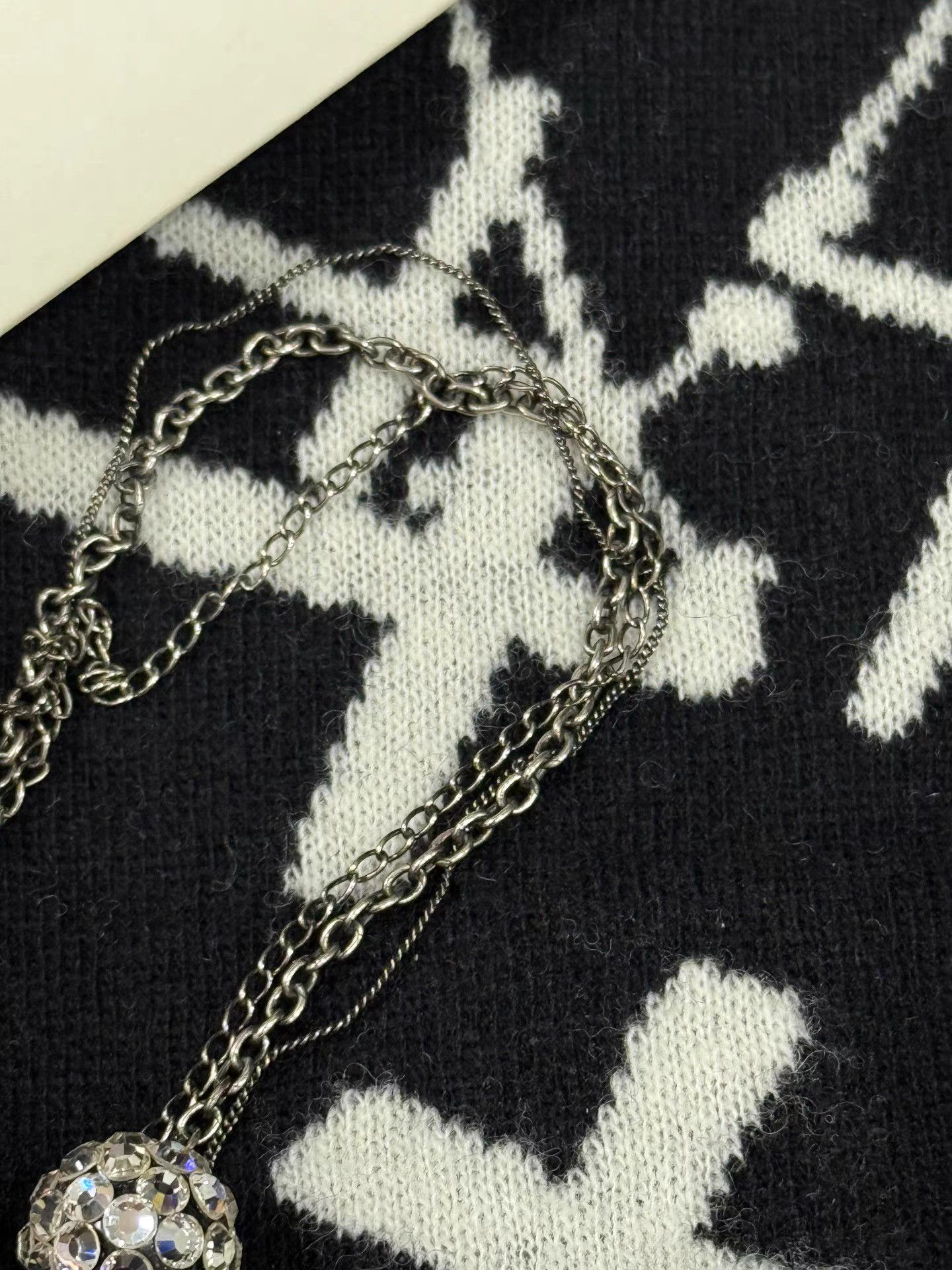 Undercover UNDERCOVER Triple Diamond Disco Ball Necklace K20 Size ONE SIZE - 4 Thumbnail
