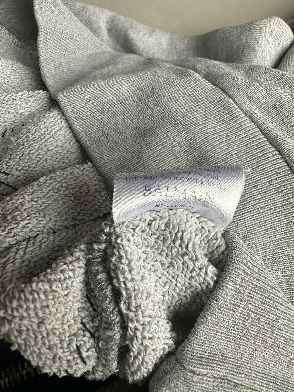 Balmain Balmain Homme SS11 distressed graffiti hoodie Size US M / EU 48-50 / 2 - 13 Thumbnail