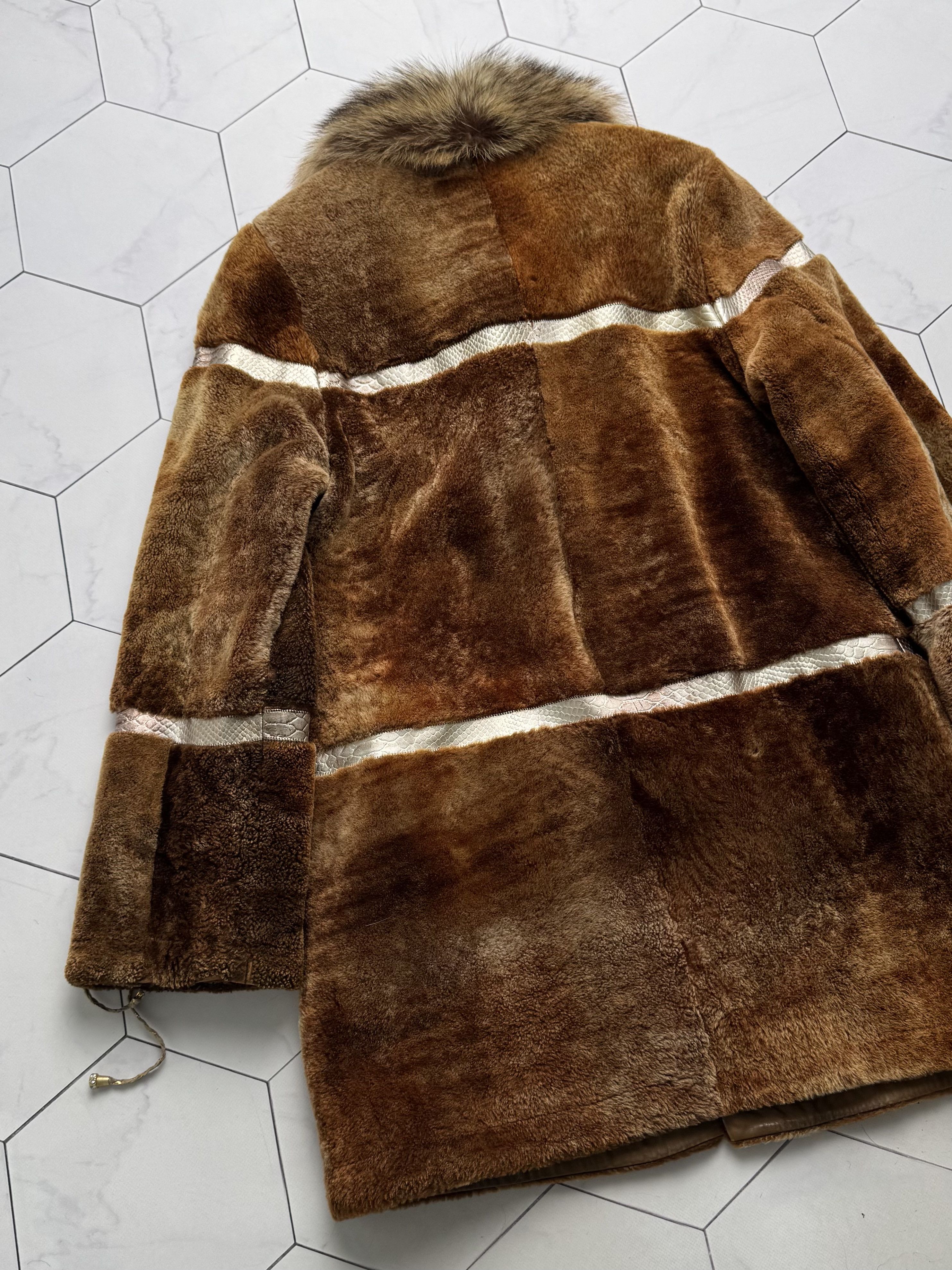 Vintage Vintage Real Sheepskin Coat (B250)D15E2 Size M / US 6-8 / IT 42-44 - 14 Thumbnail