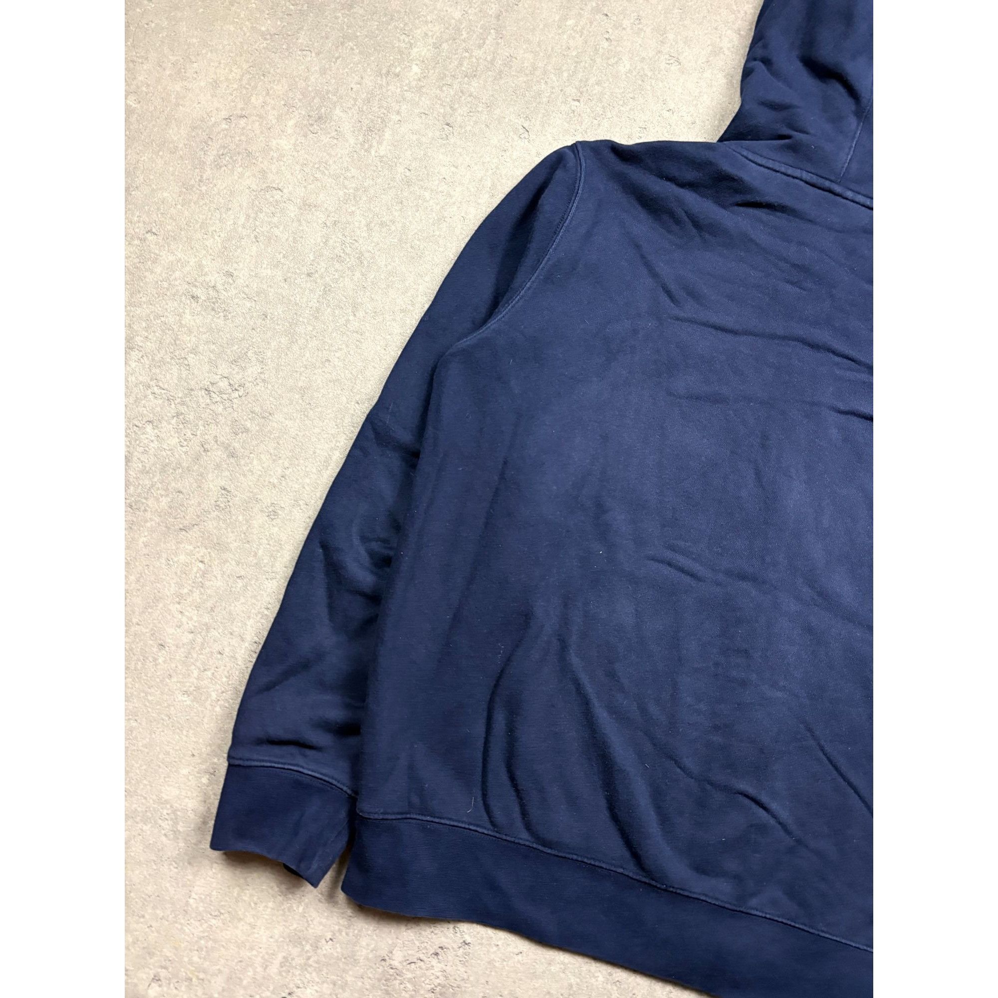 Lacoste Lacoste Mens Navy Blue Full-Zip Hoodie With Embroidered Logo Size US L / EU 52-54 / 3 - 12 Thumbnail