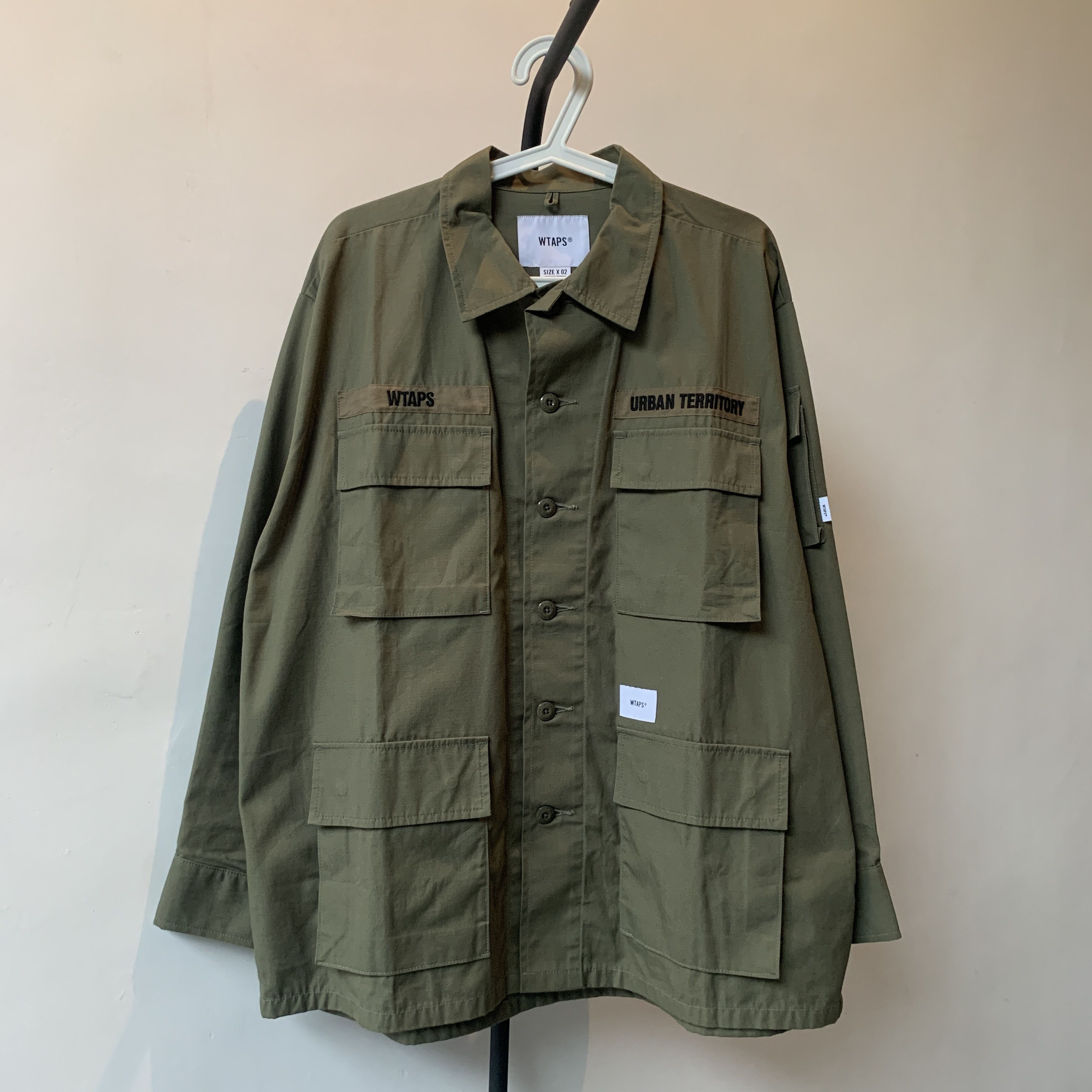 ジャケット・アウター wtaps Jungle 02 L/S COTTON RIPSTOP Wtaps Jungle 02 Ls Cotton Ripstop