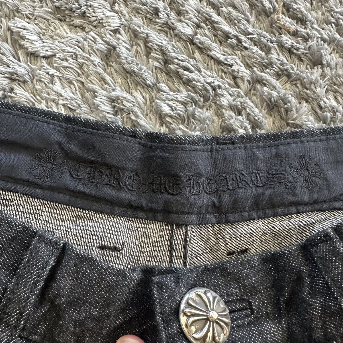 Chrome Hearts Chrome Hearts Black Double Knee Star Patches Denim Size US 36 / EU 52 - 7 Thumbnail