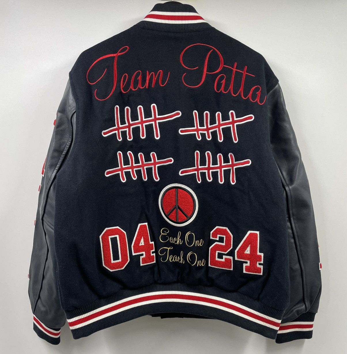 Patta Patta 20th Anniversary Blue Varsity Jacket Large Size US L / EU 52-54 / 3 - 2 Thumbnail