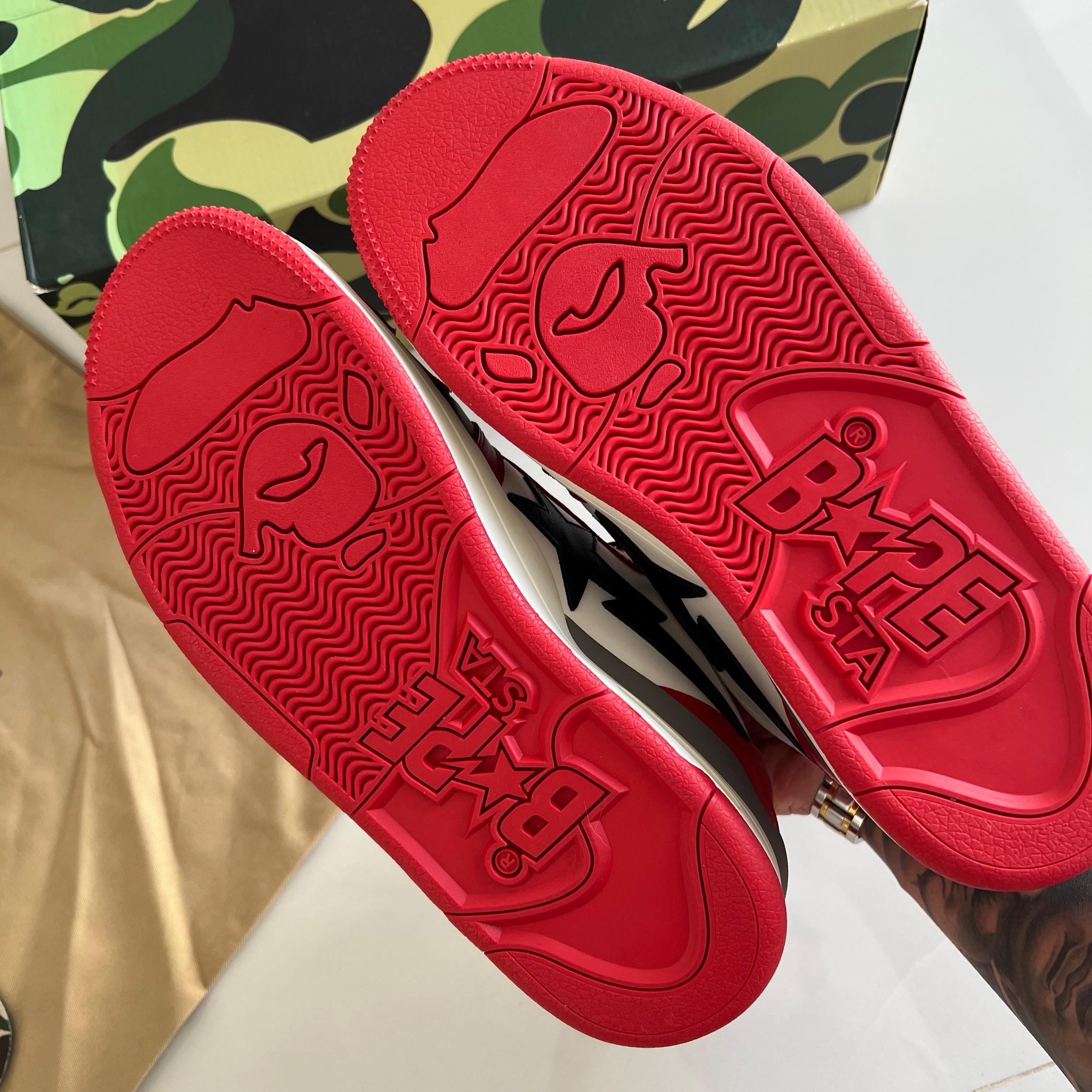 Bape Bape Clutch Sta Chicago Red/White 2023 Size US 10 / EU 43 - 6 Thumbnail