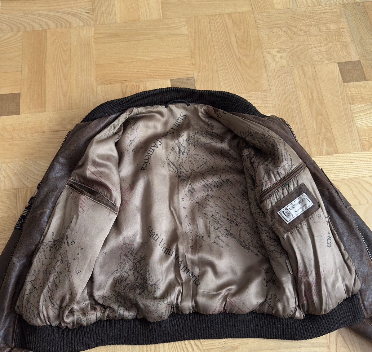 Avirex Vintage 80-90s B-3 Aviator Flight Leather Bomber Jacket Size US L / EU 52-54 / 3 - 4 Thumbnail