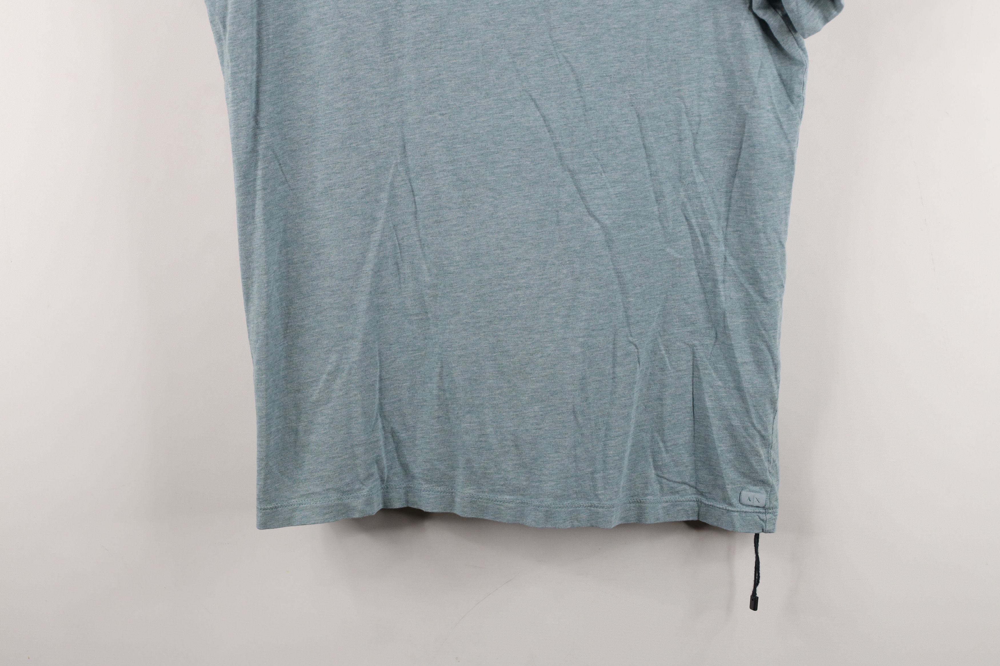 Armani Exchange New Armani Exchange Pima Cotton Jersey Knit T-Shirt Teal Size US M / EU 48-50 / 2 - 3 Thumbnail
