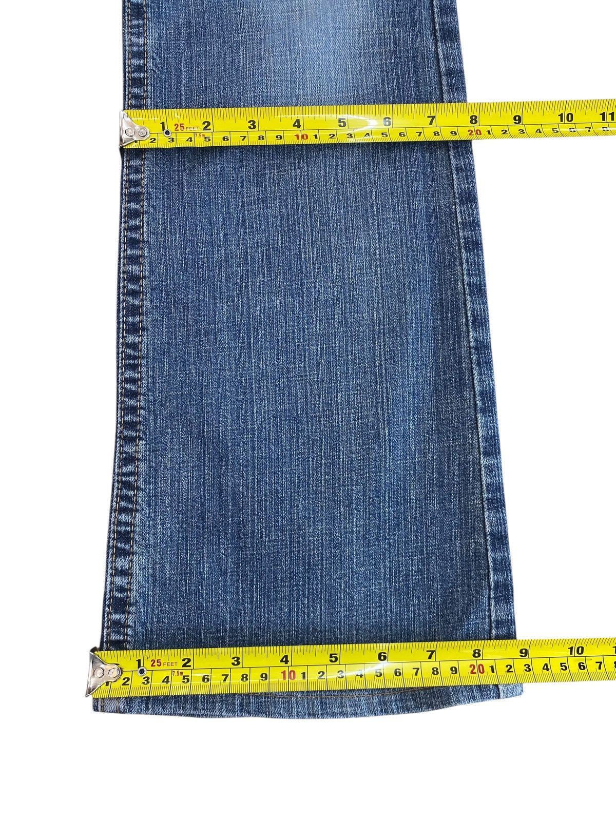 Japanese Brand Japanese Brand Medium Blue Wash Style Flare Jeans Size US 30 / EU 46 - 7 Thumbnail