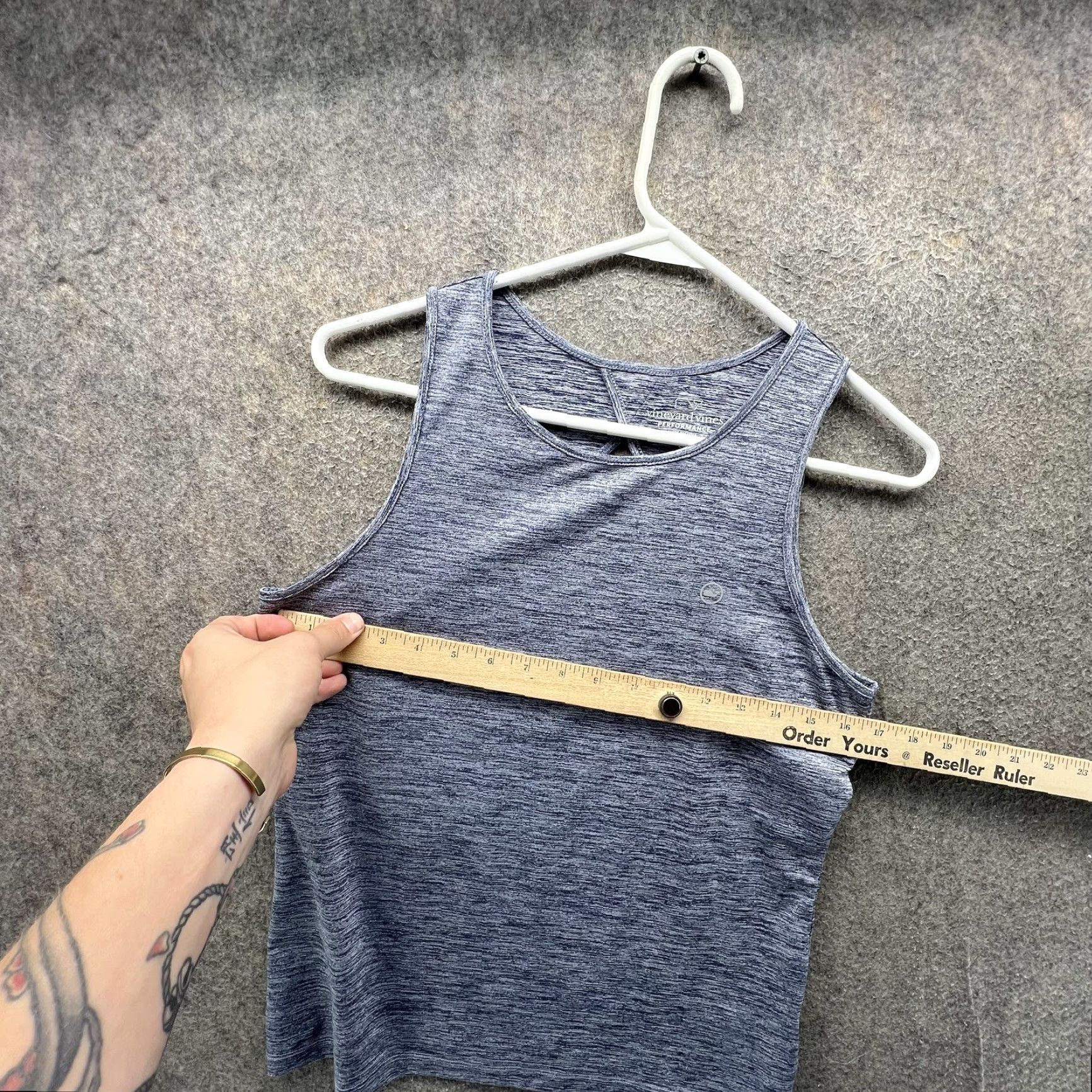 Vineyard Vines Vineyard Vines Tank Top Womens Small Blue Performance Racerback Stretch Athletic Shirt Ladies XS? Size S / US 4 / IT 40 - 3 Thumbnail