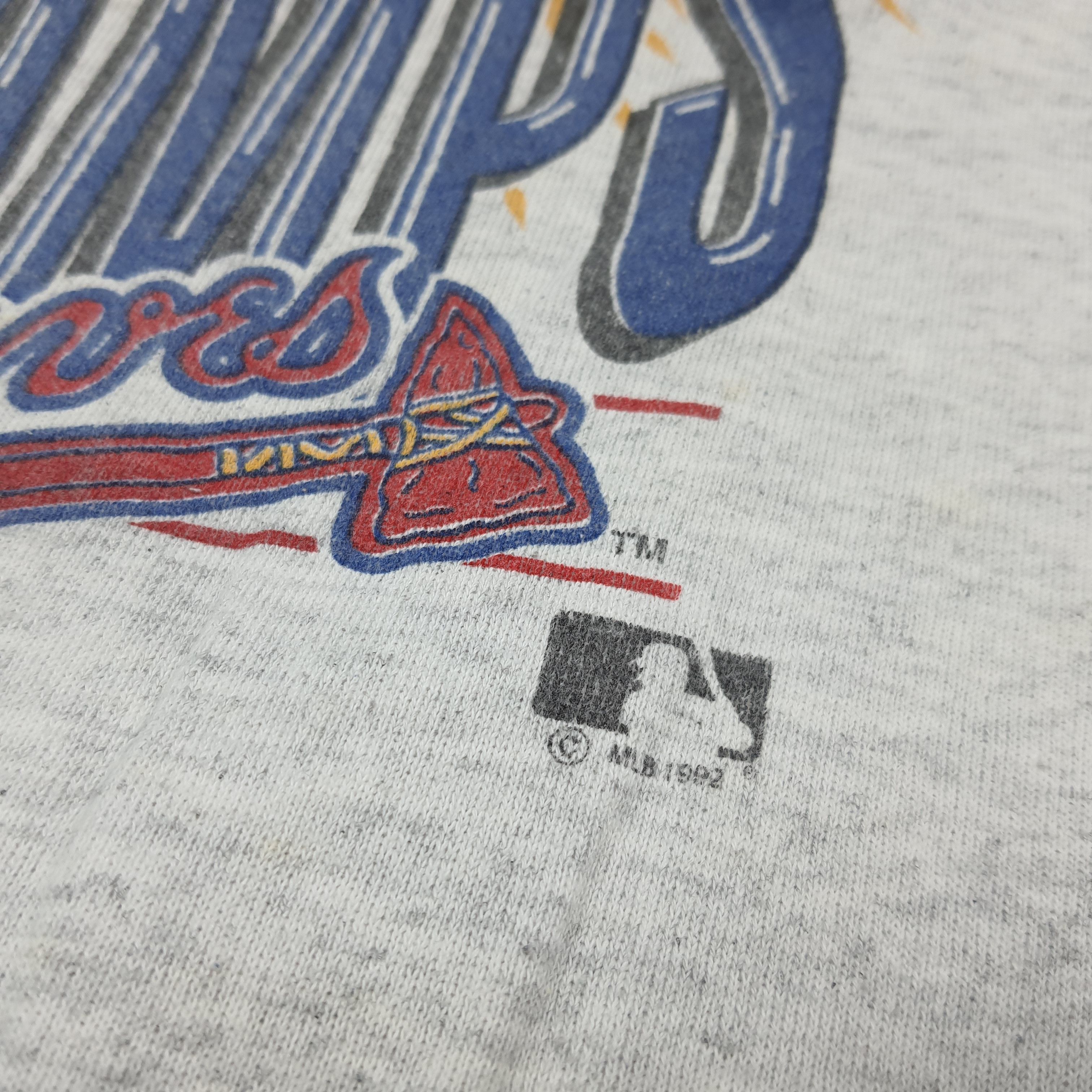MLB Vintage 90s MLB Atlanta Braves National League C287N6 Size US XL / EU 56 / 4 - 4 Thumbnail