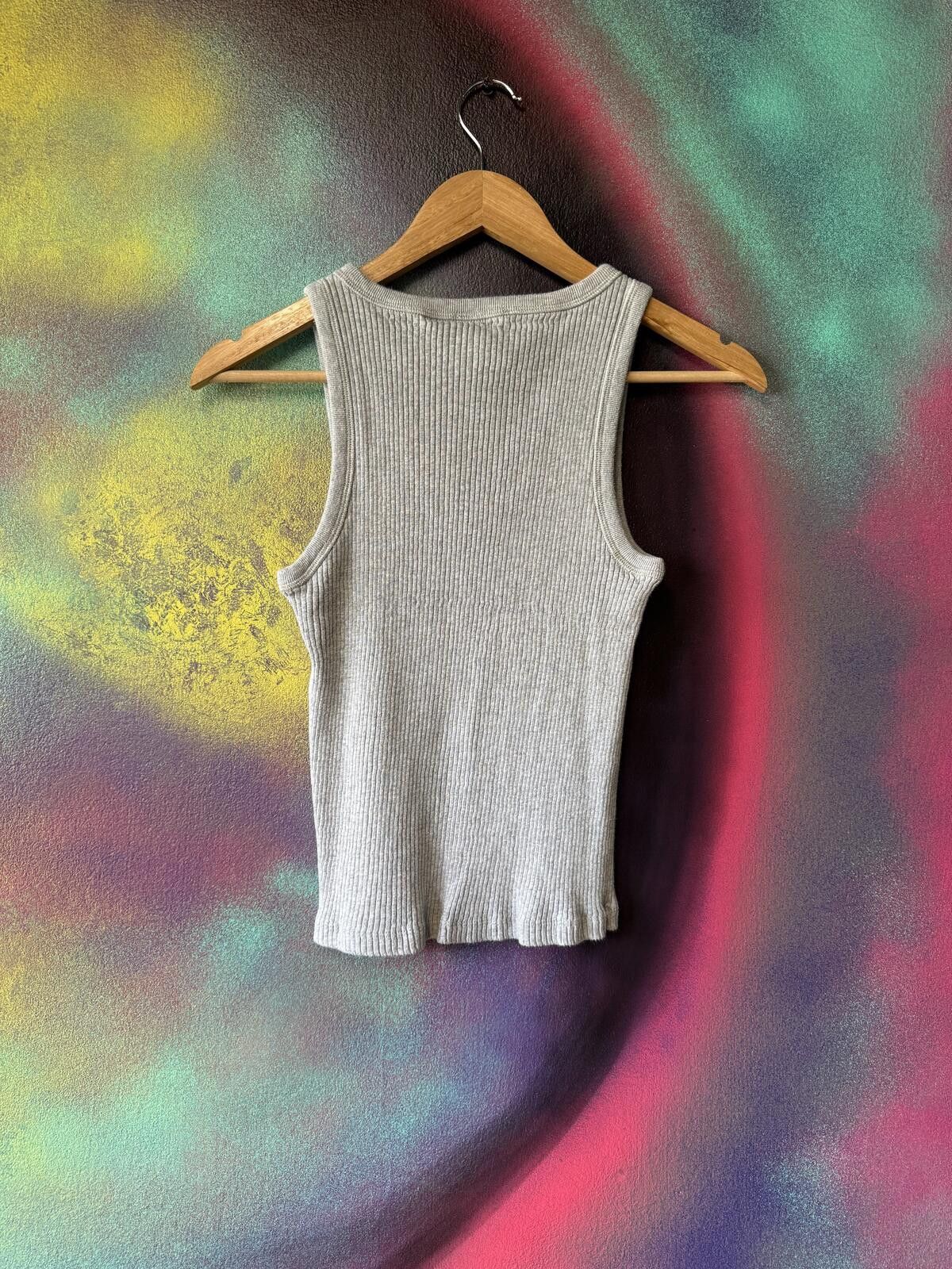 Other Massimo Dutti grey ribbed Henley tank top size M Size M / US 6-8 / IT 42-44 - 4 Thumbnail
