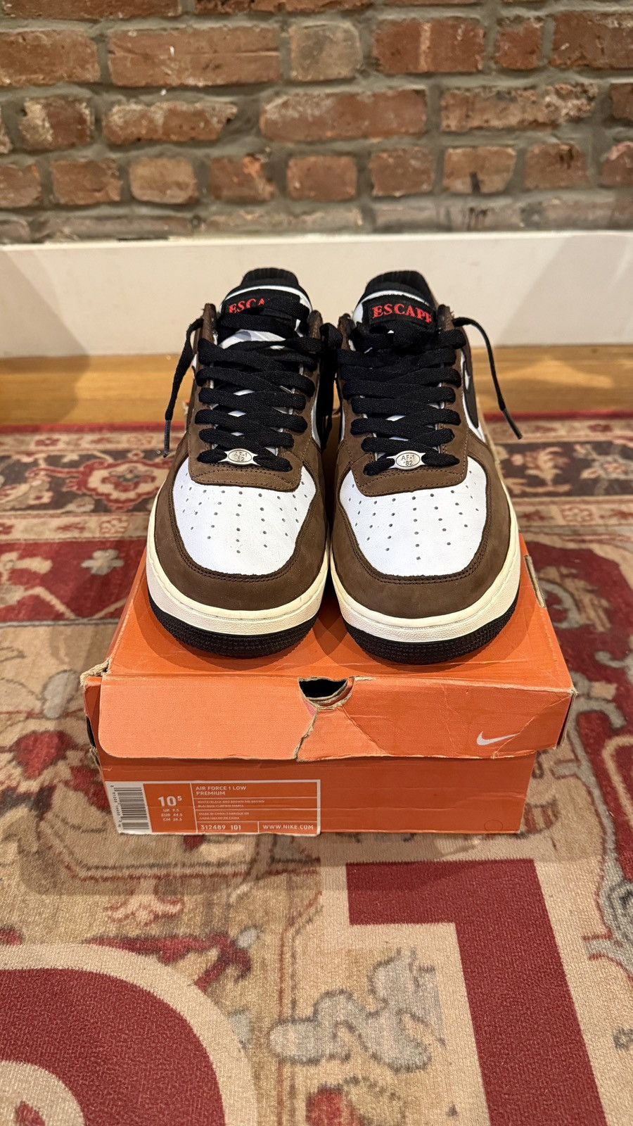 Nike Air Force 1 Low Premium “Escape” 2005 Size 10.5 - 312489-101 Size US 10.5 / EU 43-44 - 2 Thumbnail