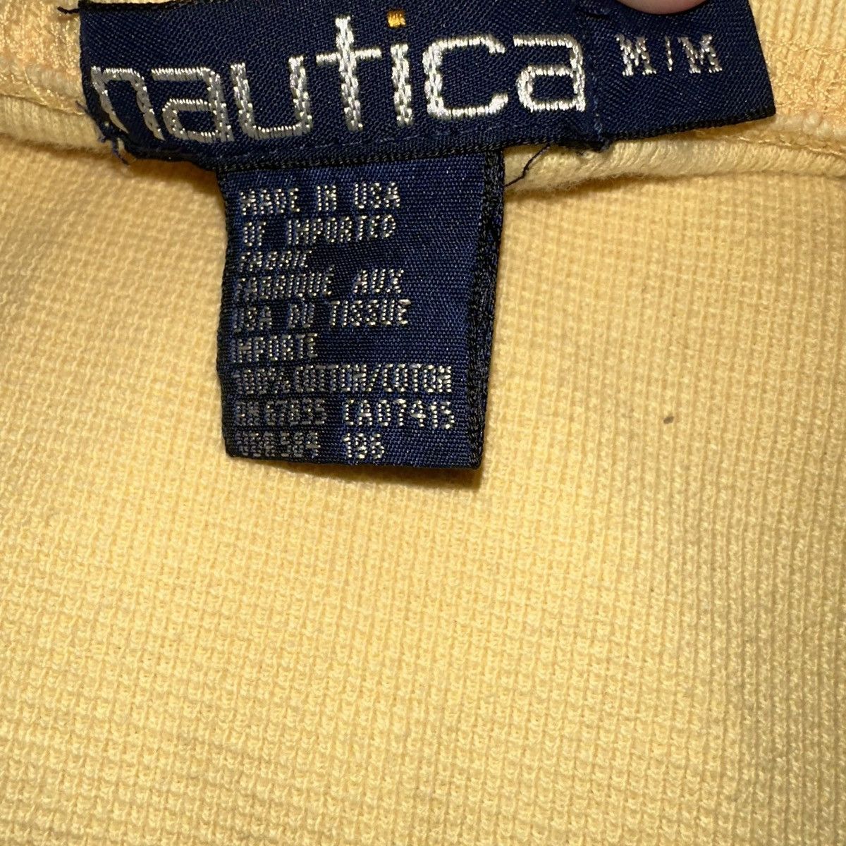 Nautica × Vintage Vintage Nautica Waffle Knit Shirt Size US M / EU 48-50 / 2 - 3 Thumbnail