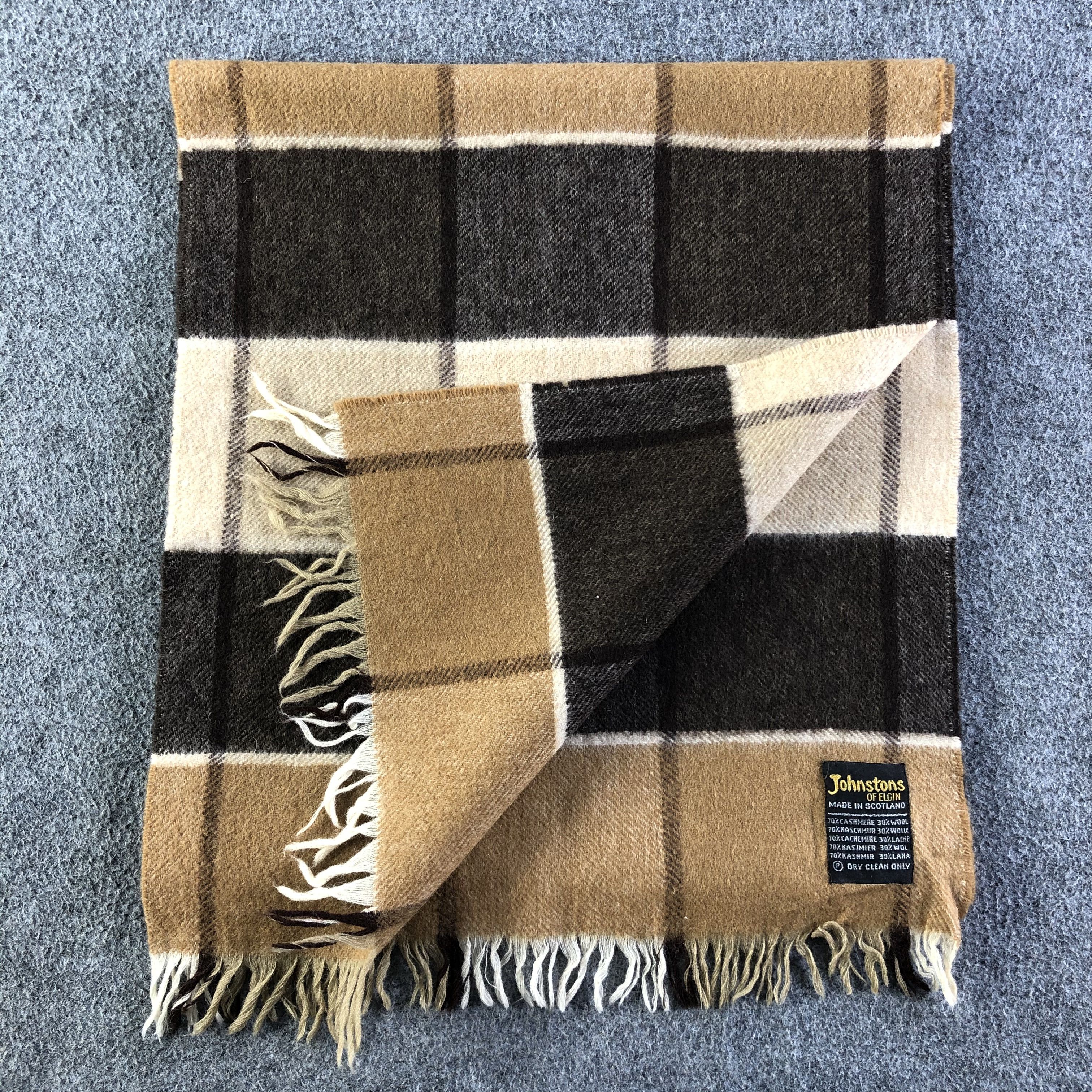 Johnstons Of Elgin Johnstons Of Elgin Cashmere Scarf / Muffler / Neckwear P680 Size ONE SIZE - 5 Thumbnail