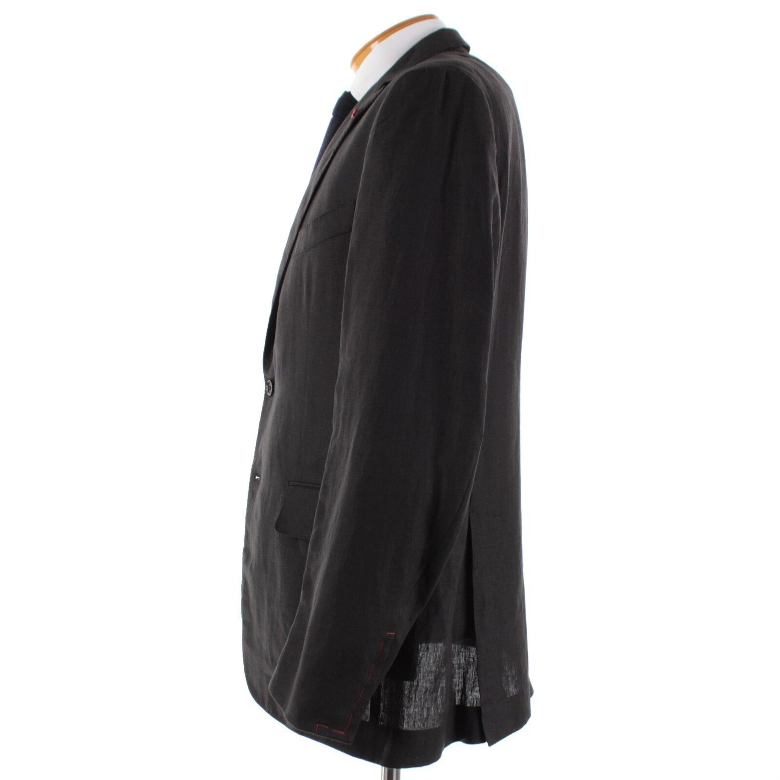Isaia isaia Suit Size US 48 Regular in Black Size 48R - 6 Thumbnail