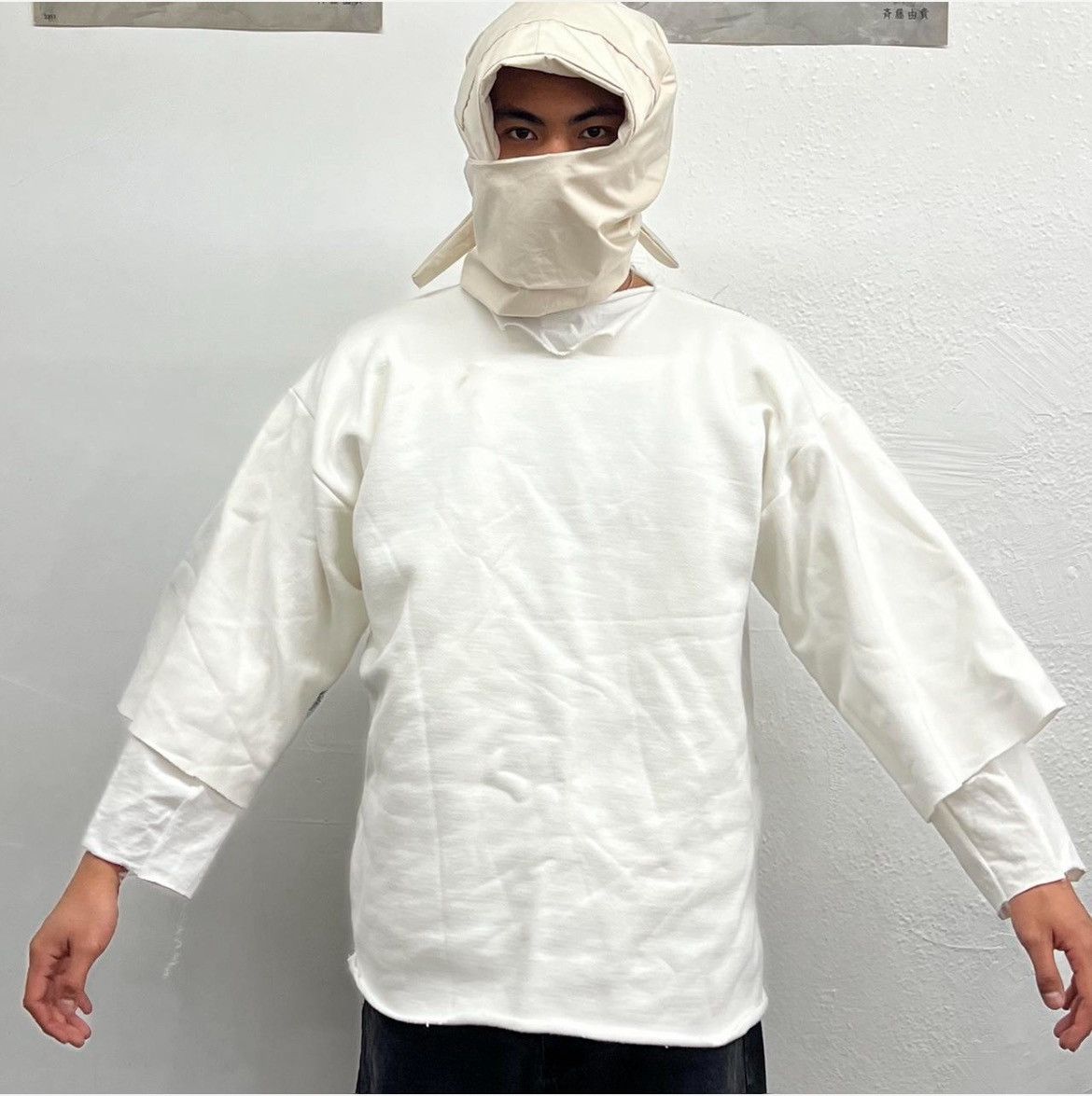 LAA yeezy sample sweat short sleeve shirt