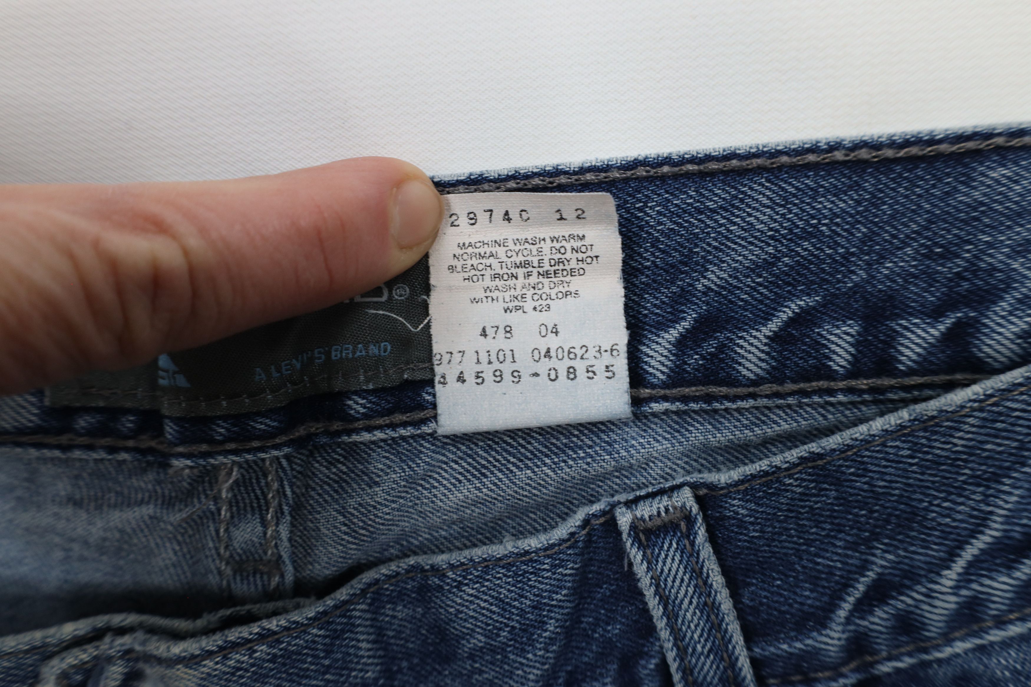 Levi's × Vintage Vintage Y2K 2001 Levis Silvertab Baggy Fit Skateboard Jeans Size US 36 / EU 52 - 10 Thumbnail