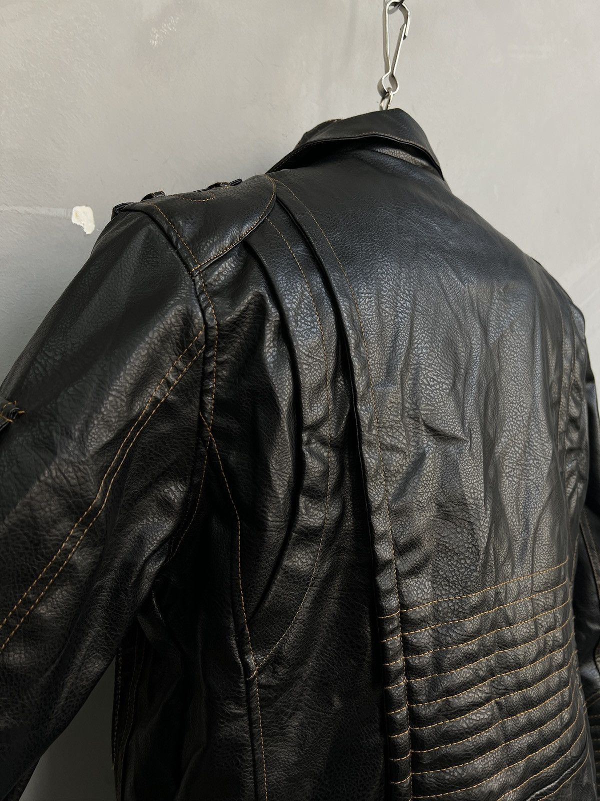 Harley Davidson Gothic black archive opium leather biker jacket y2k Size US XL / EU 56 / 4 - 10 Thumbnail