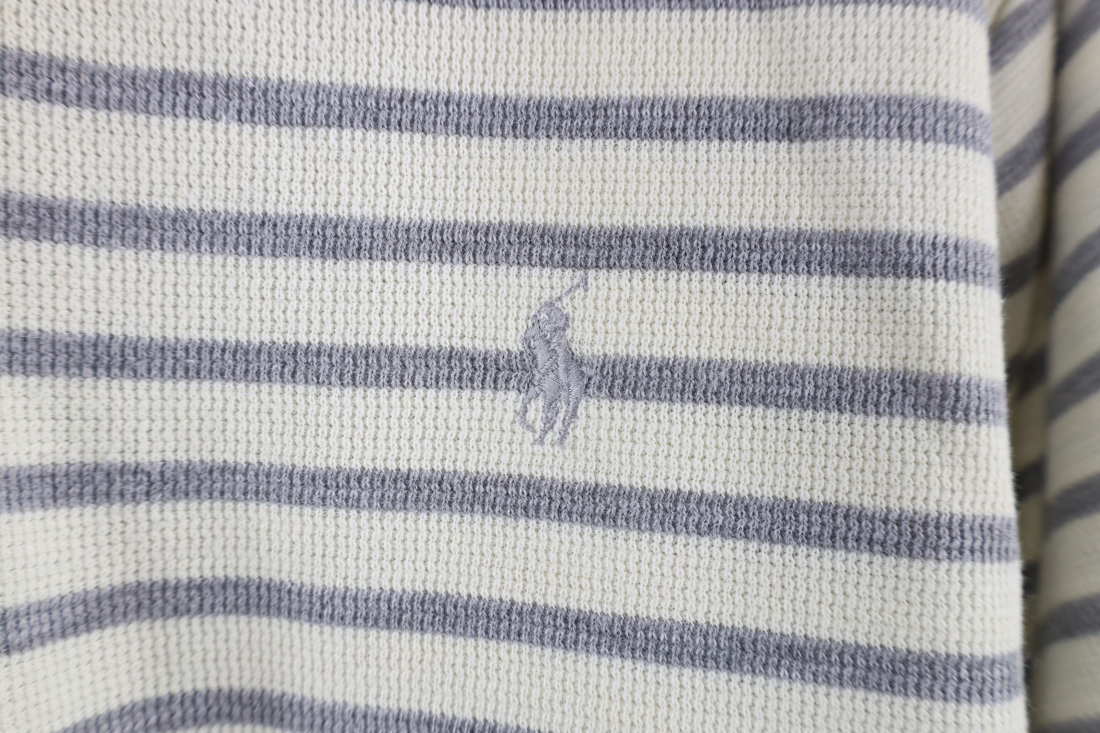 Ralph Lauren × Vintage Vintage 90s Polo Golf Ralph Lauren Knit Polo Shirt USA Size ONE SIZE - 4 Thumbnail
