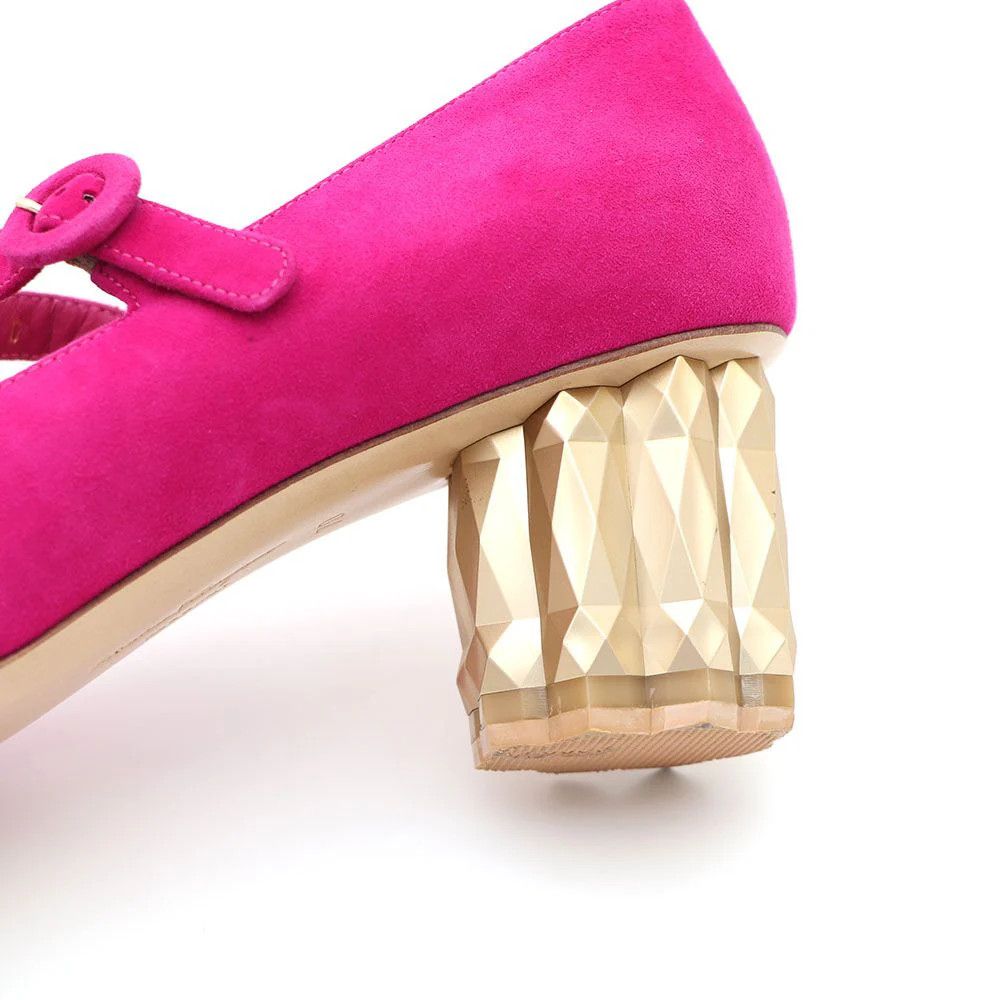 Salvatore Ferragamo o1y0426 Pumps in Fuchsia Size US 9 / IT 39 - 6 Thumbnail