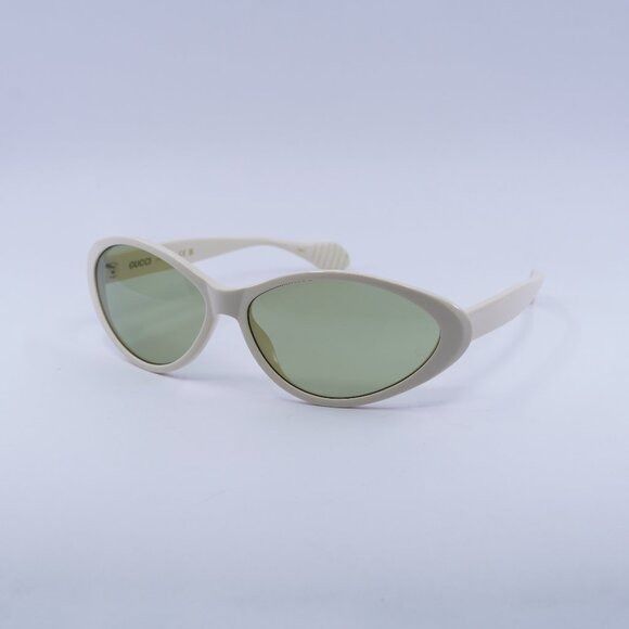 Gucci Gucci GG1377S 001 Sunglasses Shiny Ivory Cat Eye Frame Size ONE SIZE - 2 Thumbnail