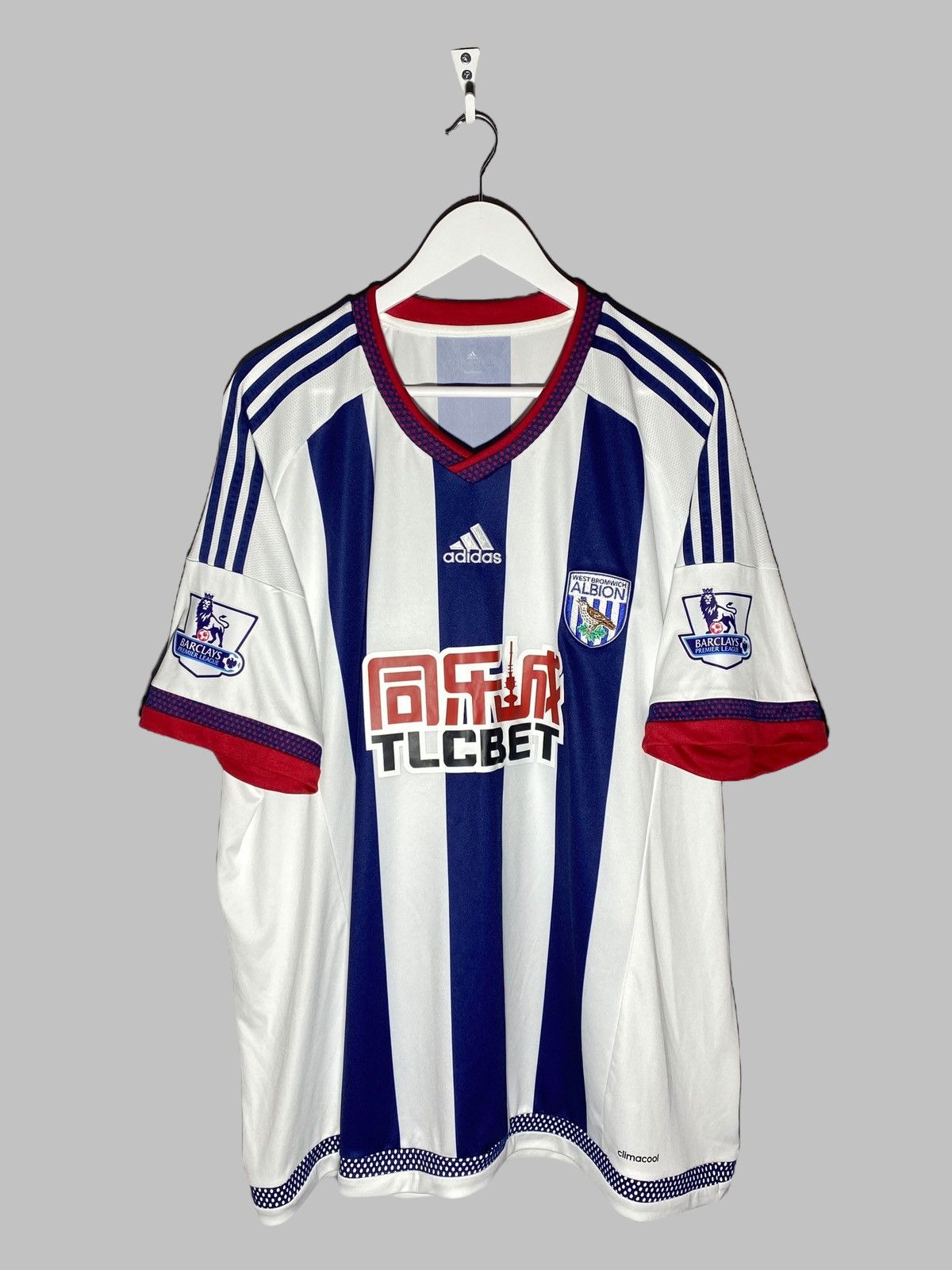Adidas Adidas West Bromwich Albion 2015/16 Home Football Shirt Size US XXL / EU 58 / 5 - 1 Thumbnail