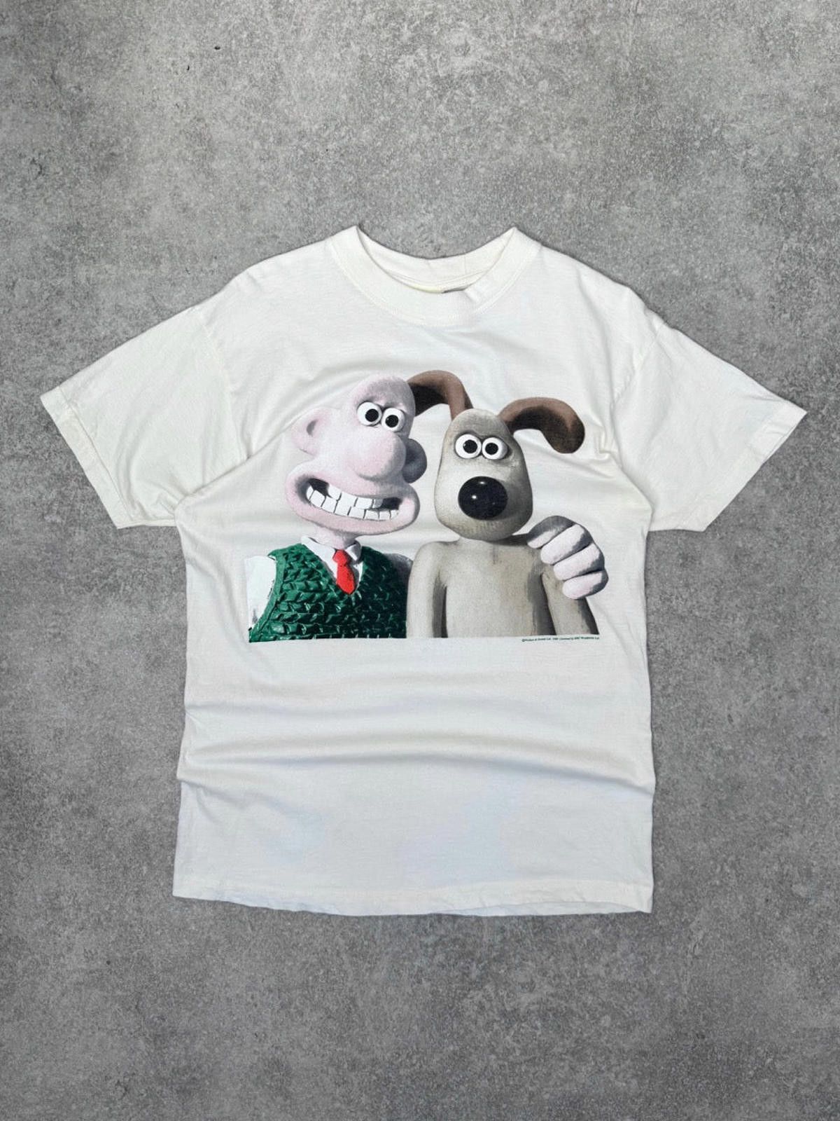 Designer 1989 Wallace and Gromit Graphic Tee Size ONE SIZE - 1 Thumbnail