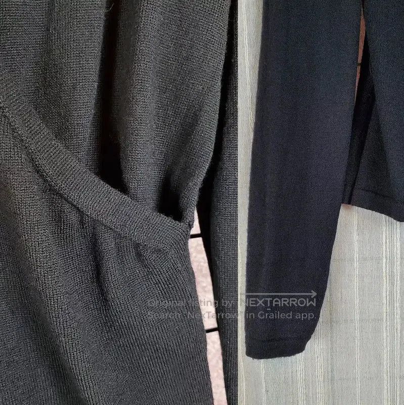 Max Mara MaxMara Black Wool Long Sleeve Sweater . Size S / US 4 / IT 40 - 8 Thumbnail