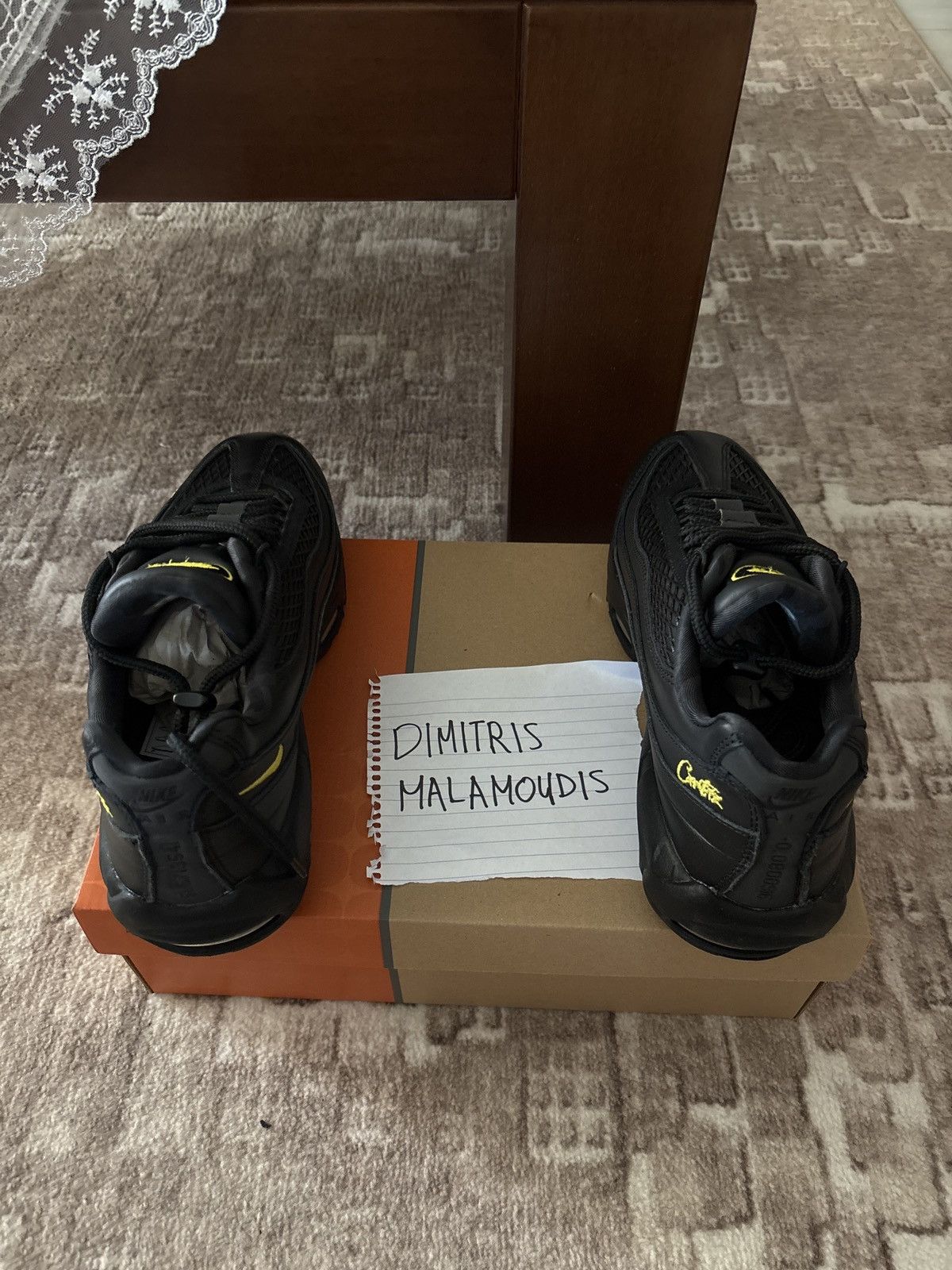 Corteiz × Nike Corteiz x Nike Air Max 95 “Honey Black” — Size EU 42.5 /US 9 Size US 9 / EU 42 - 3 Thumbnail