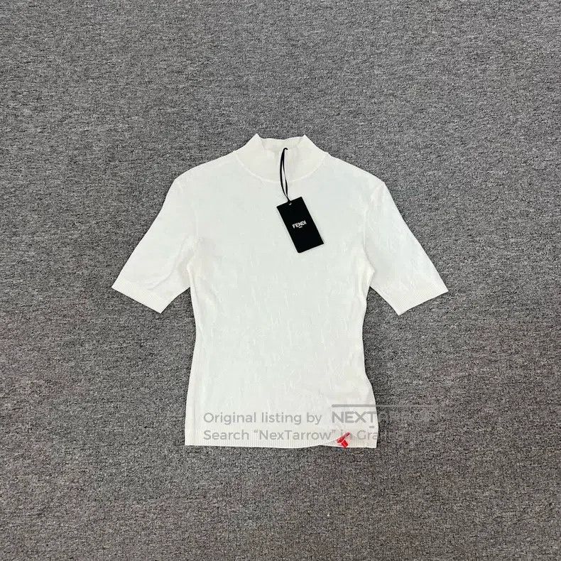 Fendi Fendi Dark print letter barrage logo semi-high neck slim f Size XS / US 0-2 / IT 36-38 - 1 Thumbnail