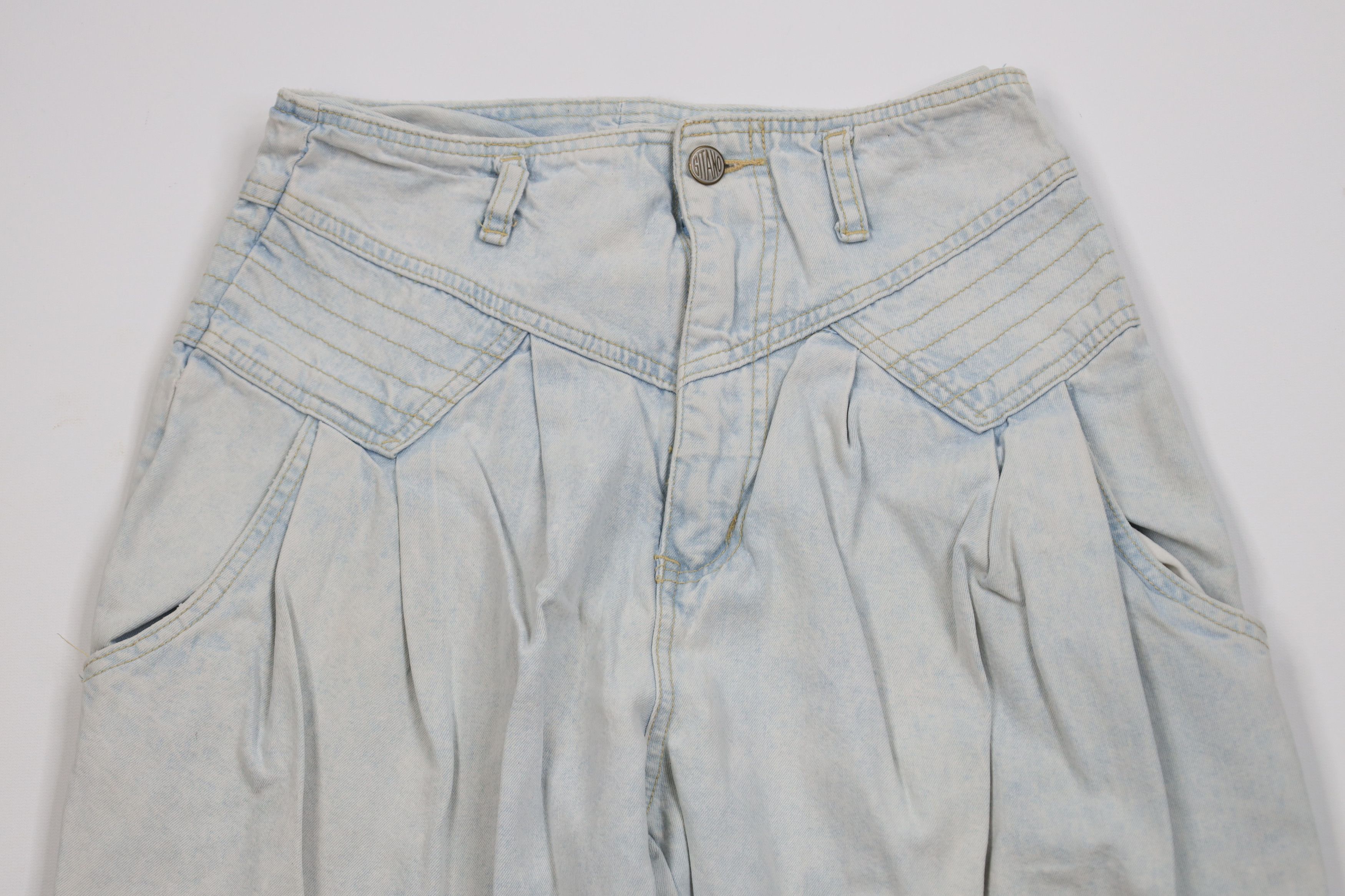 Vintage Vintage 80s 90s Streetwear Acid Wash Relaxed Tapered Jeans Size 28" / US 6 / IT 42 - 2 Thumbnail