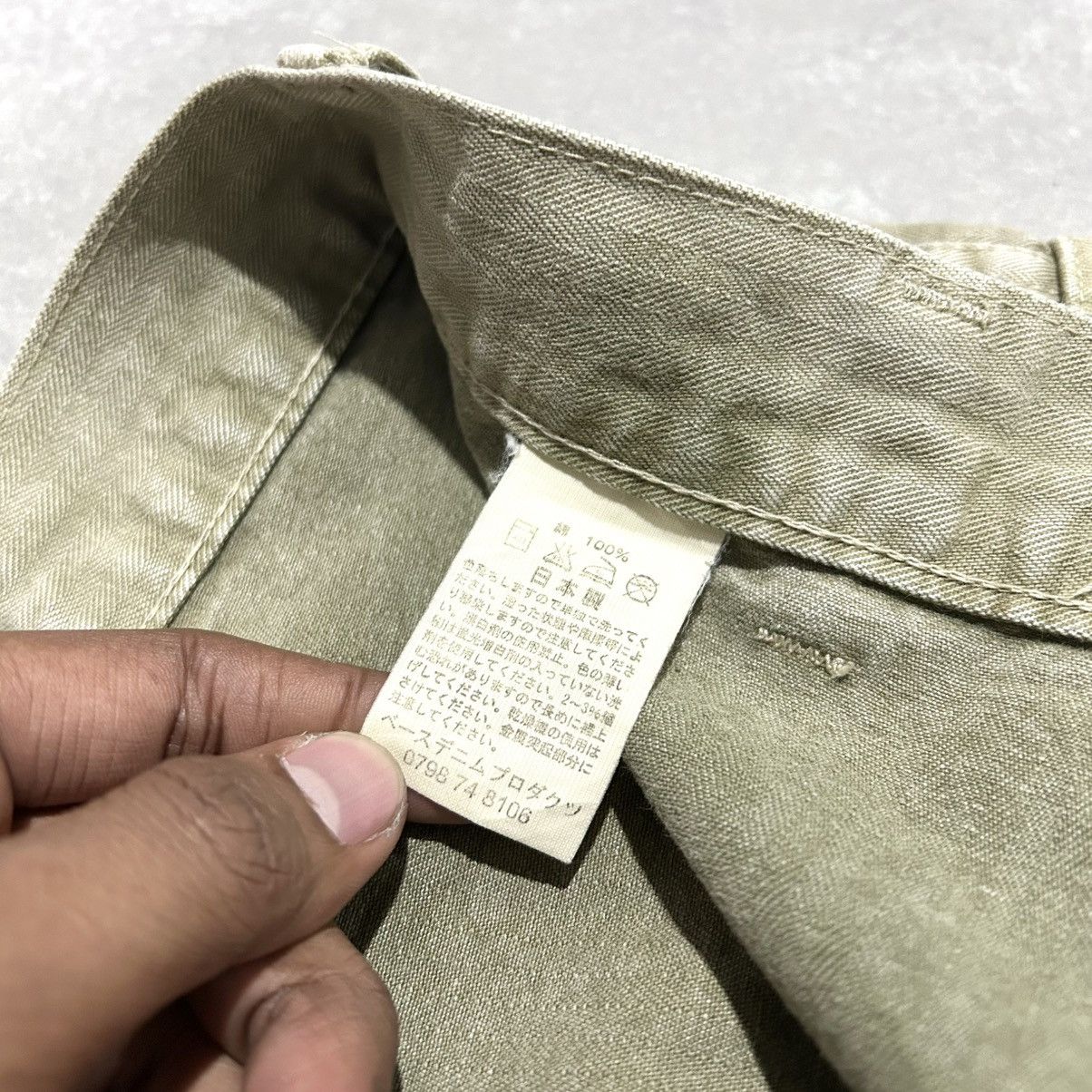 Orslow Vintage Orslow Cargo Pants Olive Green Size US 29 - 4 Thumbnail