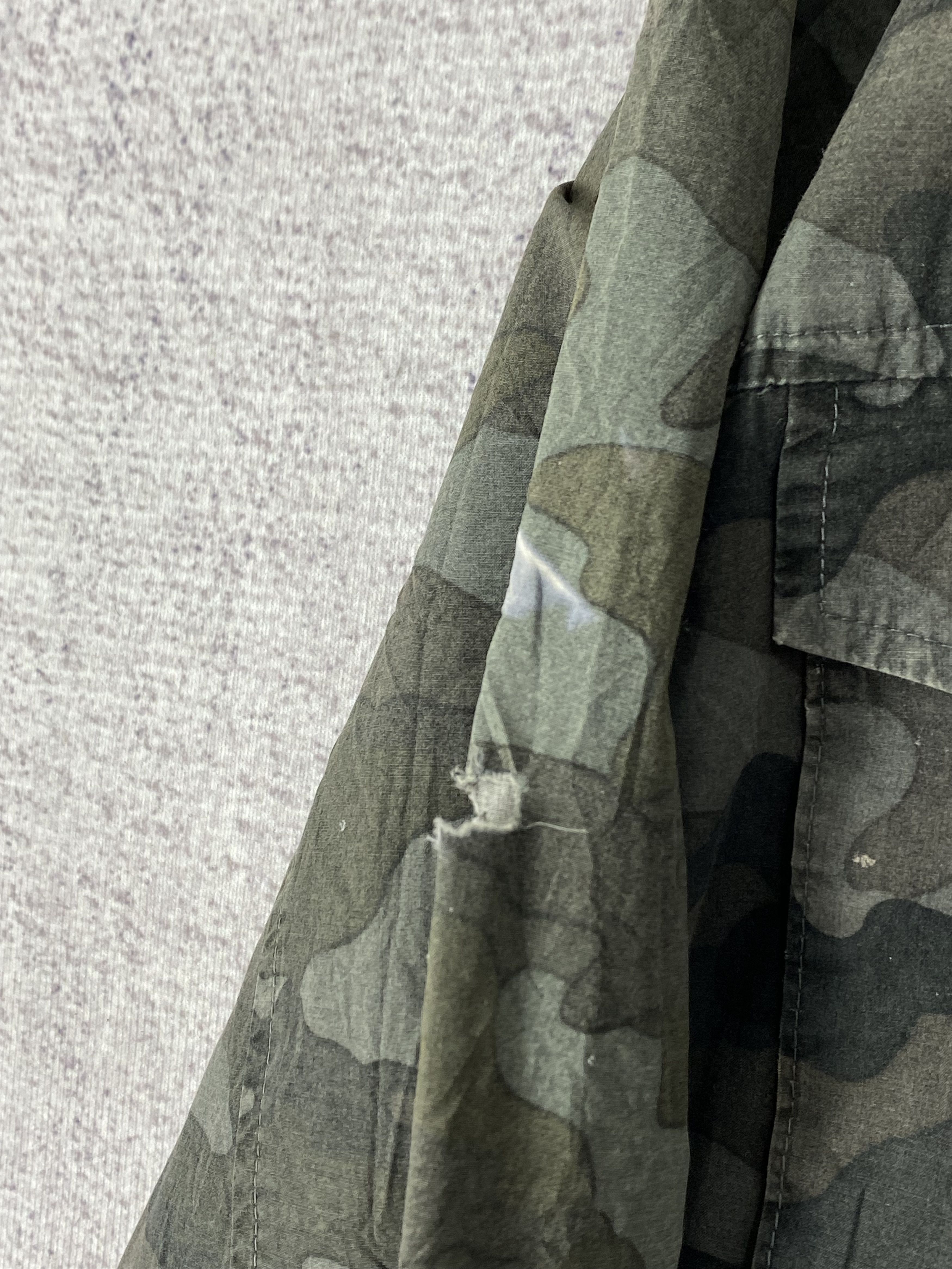 Japanese Brand Vintage Kuchofuku Camo Zip Up Plain Canvas Jacket Size US L / EU 52-54 / 3 - 10 Thumbnail