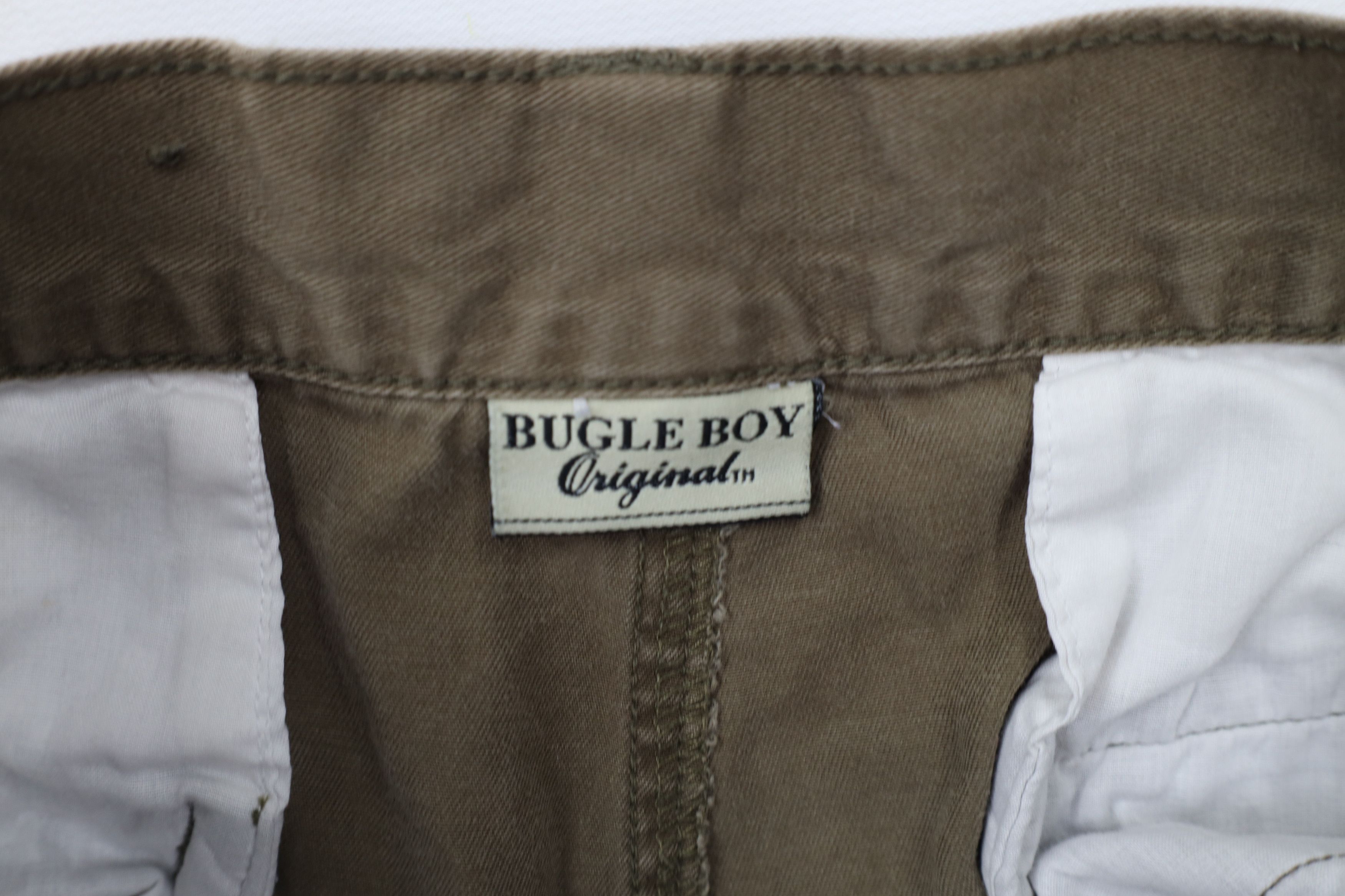 Vintage Vintage 90s Streetwear Wide Leg Cargo Pants Green Cotton Size US 34 / EU 50 - 9 Thumbnail