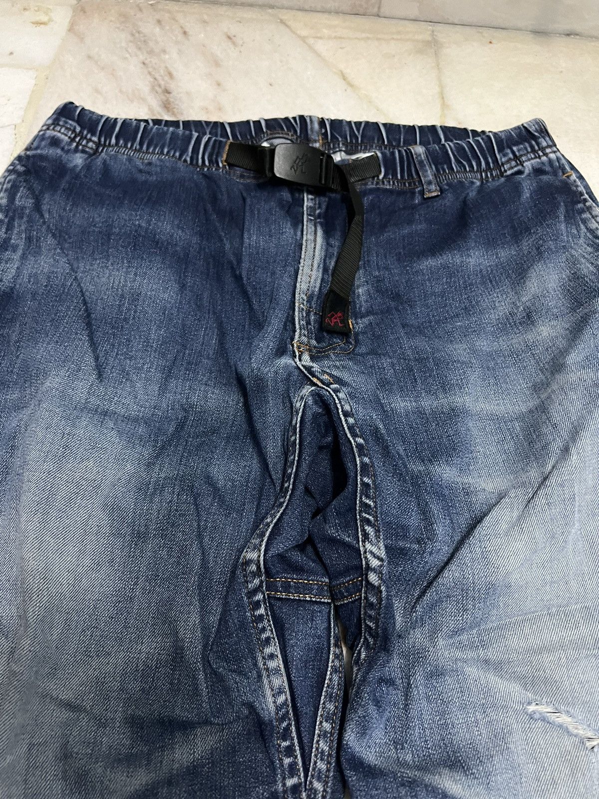 Gramicci × Japanese Brand GRAMICCI DISTRESSED JEANS Size US 31 - 5 Thumbnail