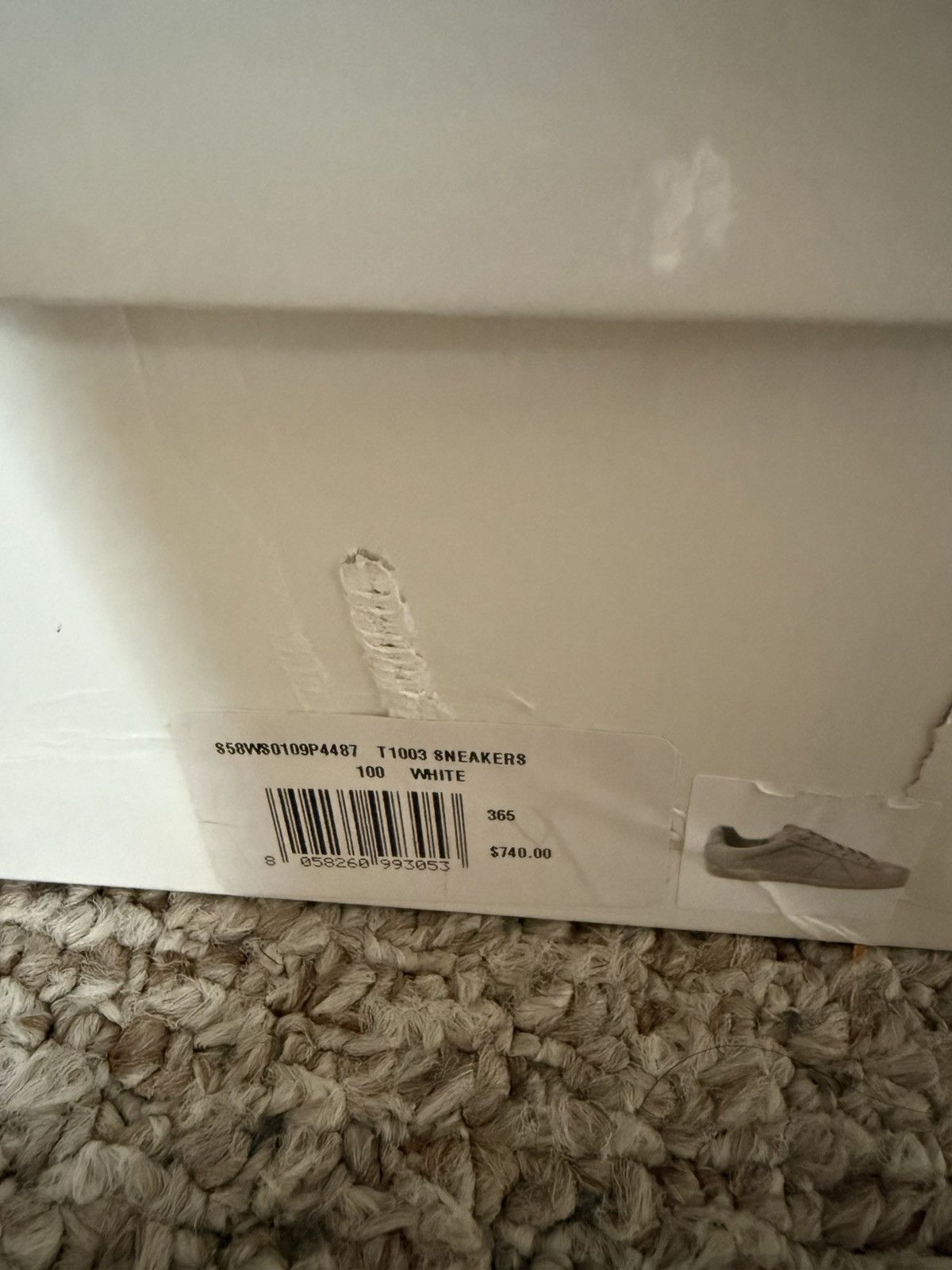 Maison Margiela Maison Margiela Rubber Coding Replica Sneakers Size US 6 / IT 36 - 6 Thumbnail