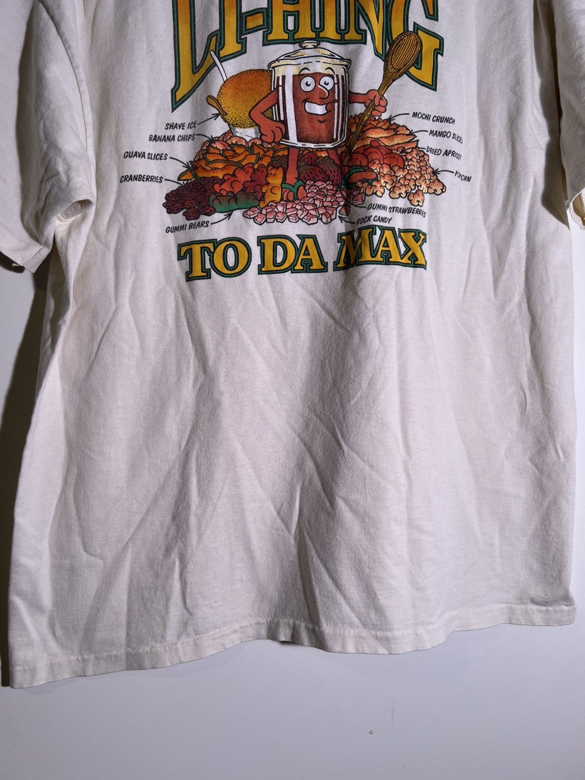 Vintage 90’s 2000’s Y2K Vintage Li-Hing Mui Local Kau-Kau Retro Tee Size US XL / EU 56 / 4 - 4 Thumbnail