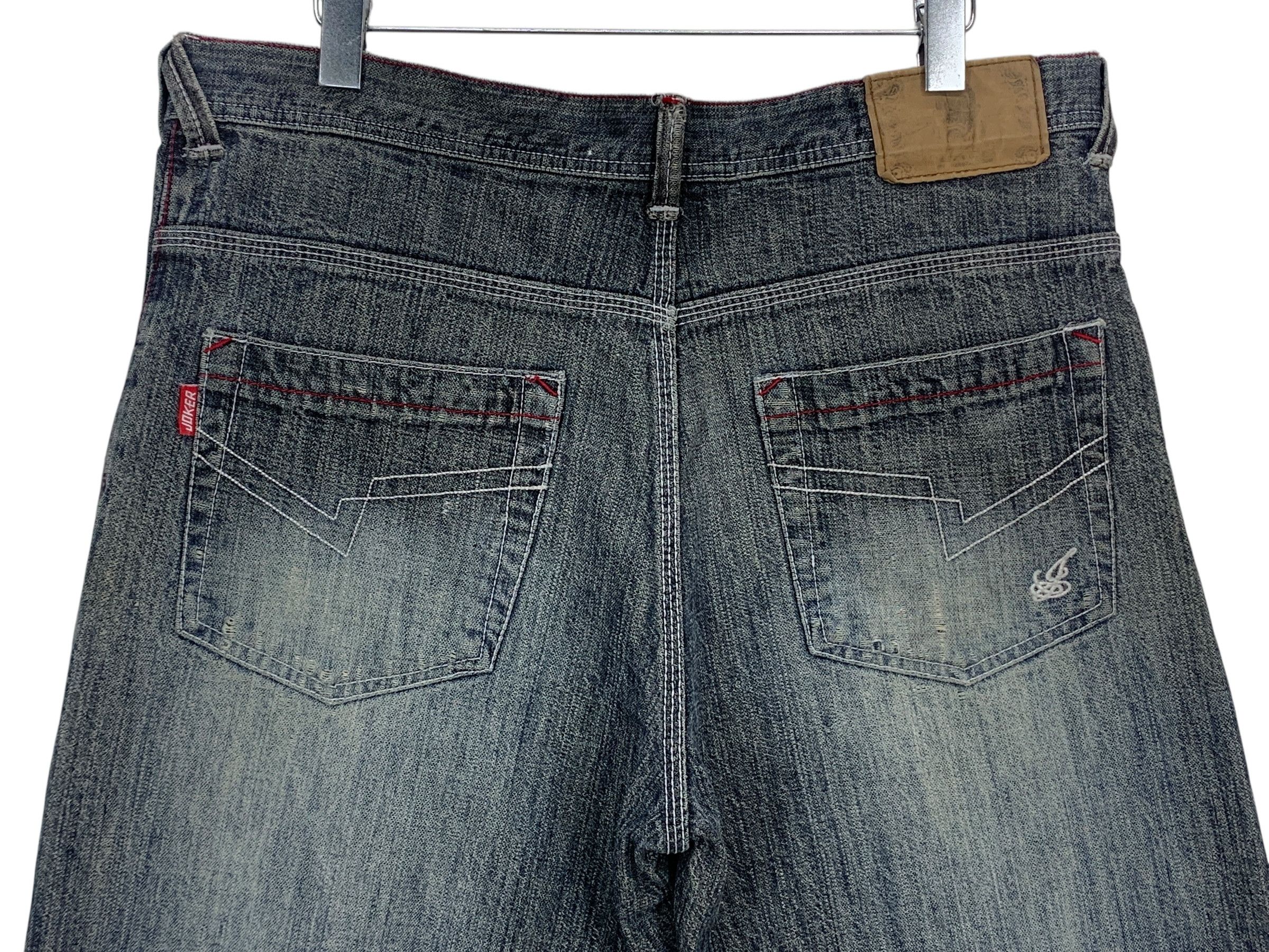 Japanese Brand Joker Baggy Baggy Hip Hop Jeans Size US 36 / EU 52 - 7 Thumbnail