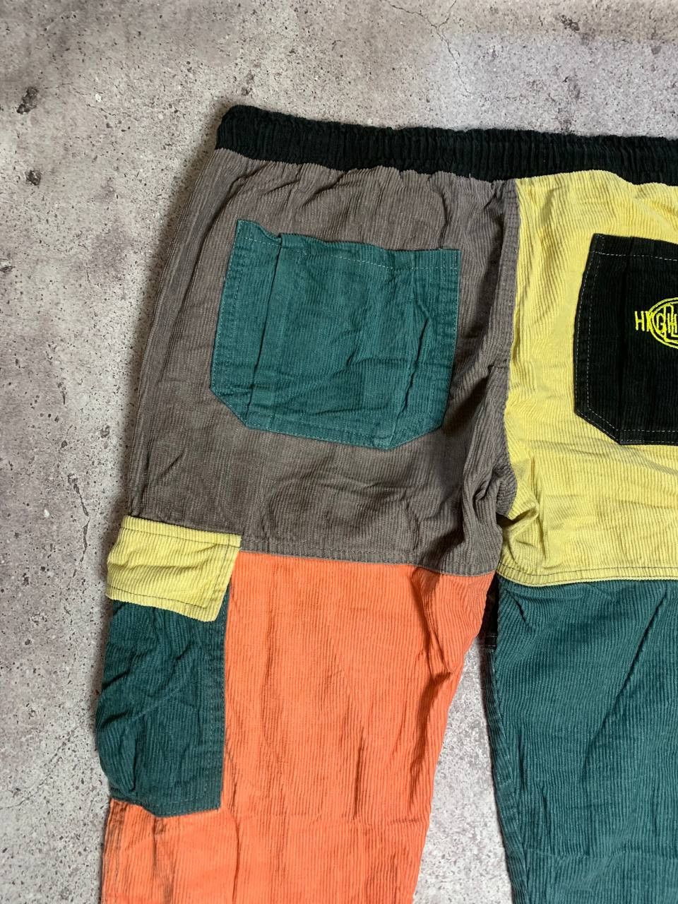 Shein Vintage Y2K Courdoroy Cargo Pants Stussy style Patchwork Size US 32 / EU 48 - 8 Thumbnail