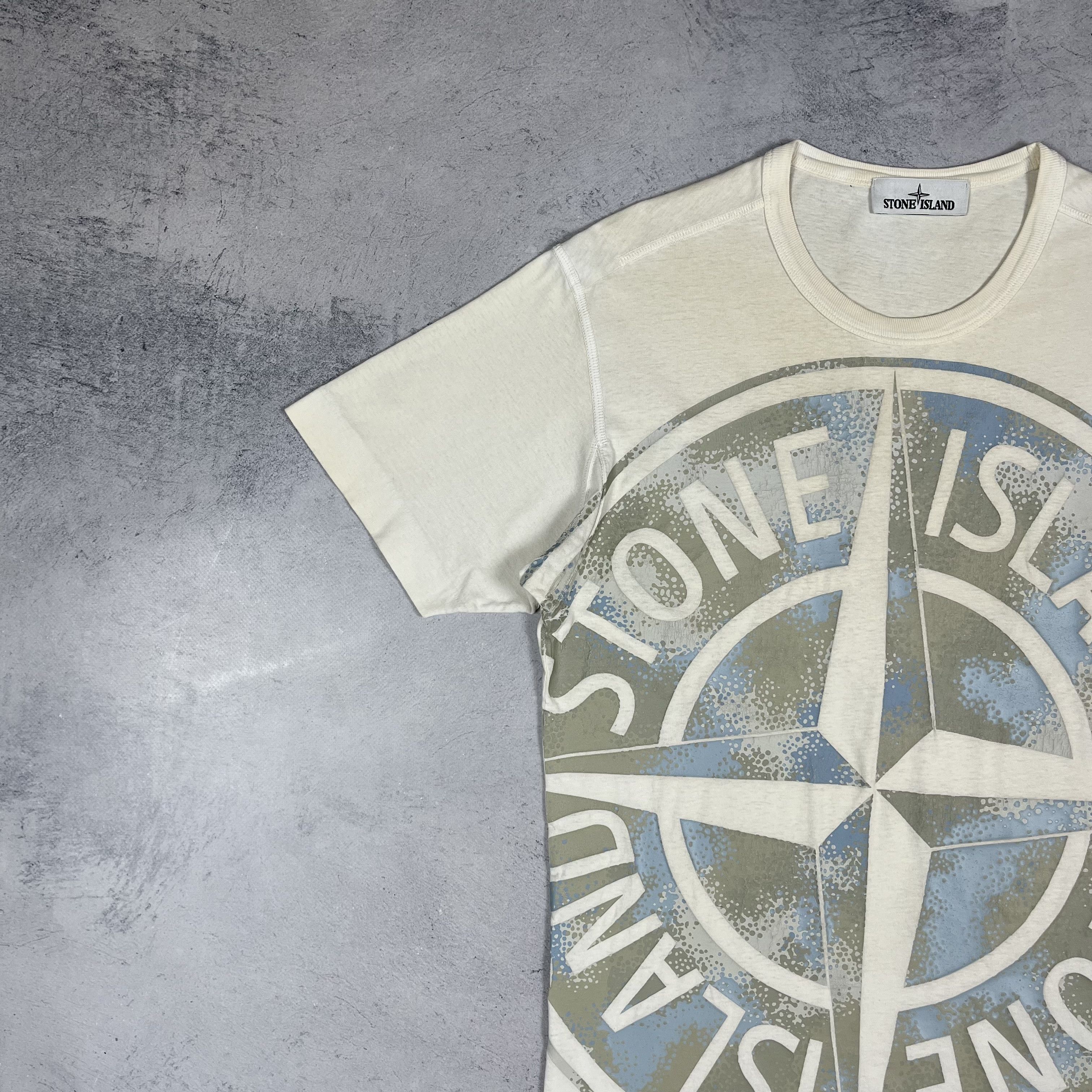 Stone Island Stone Island Desert Camo Big Logo T Shirt Size US S / EU 44-46 / 1 - 6 Thumbnail