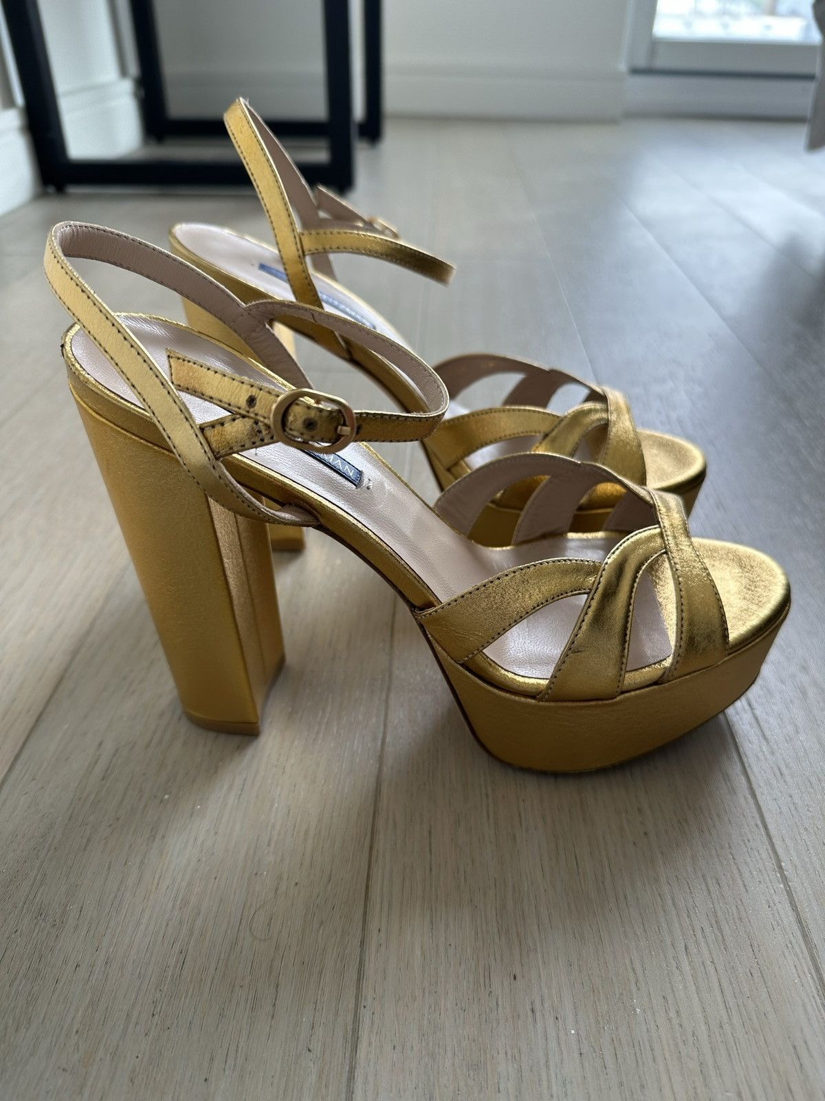 Gold Platform Sandal
