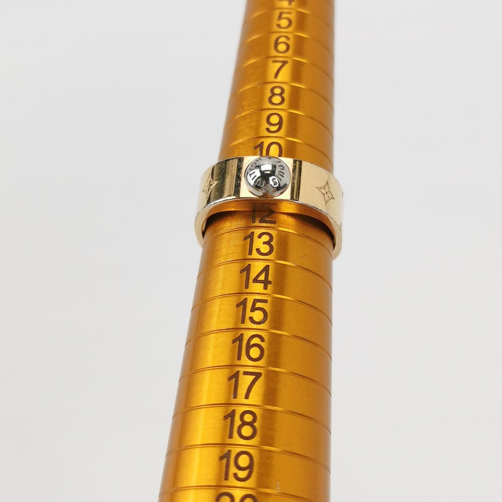Louis Vuitton Louis Vuitton (LV) Nanogram Logo Ring Size 12 -z2505 Size ONE SIZE - 4 Thumbnail