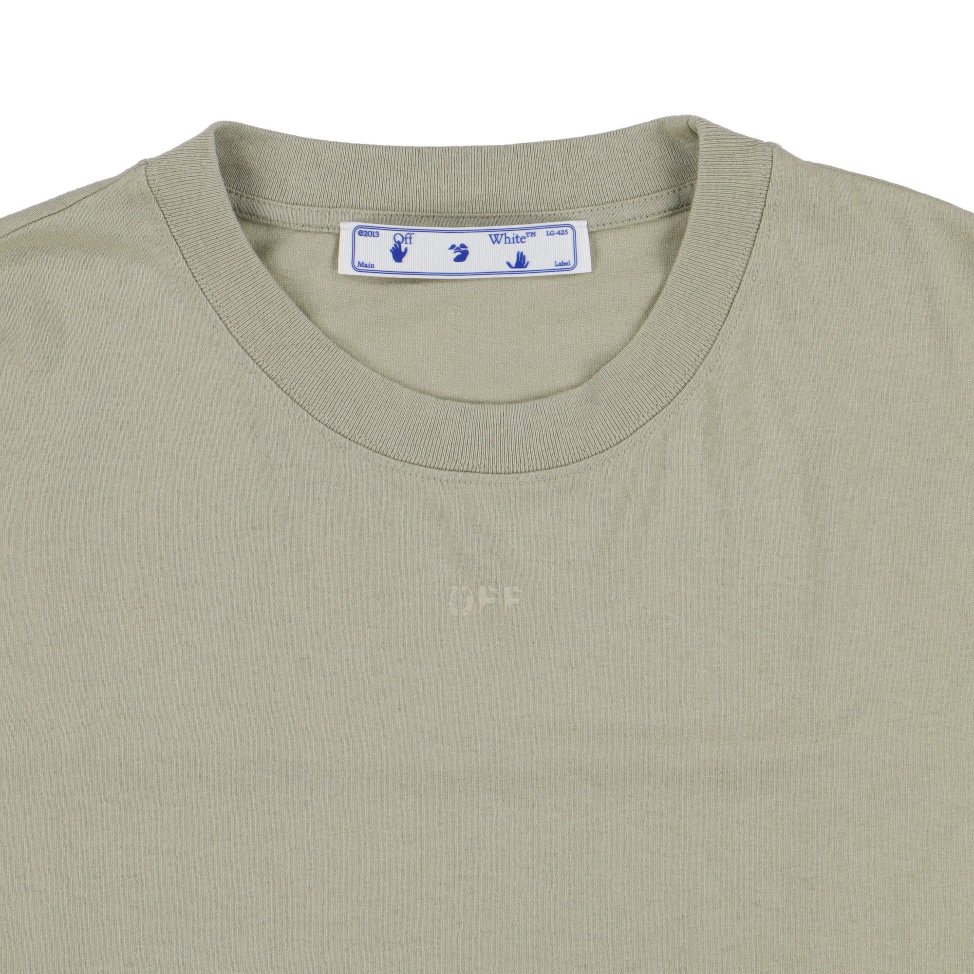 Off-White Beige Rubber Arrows Logo T-Shirt Size US XL / EU 56 / 4 - 6 Thumbnail