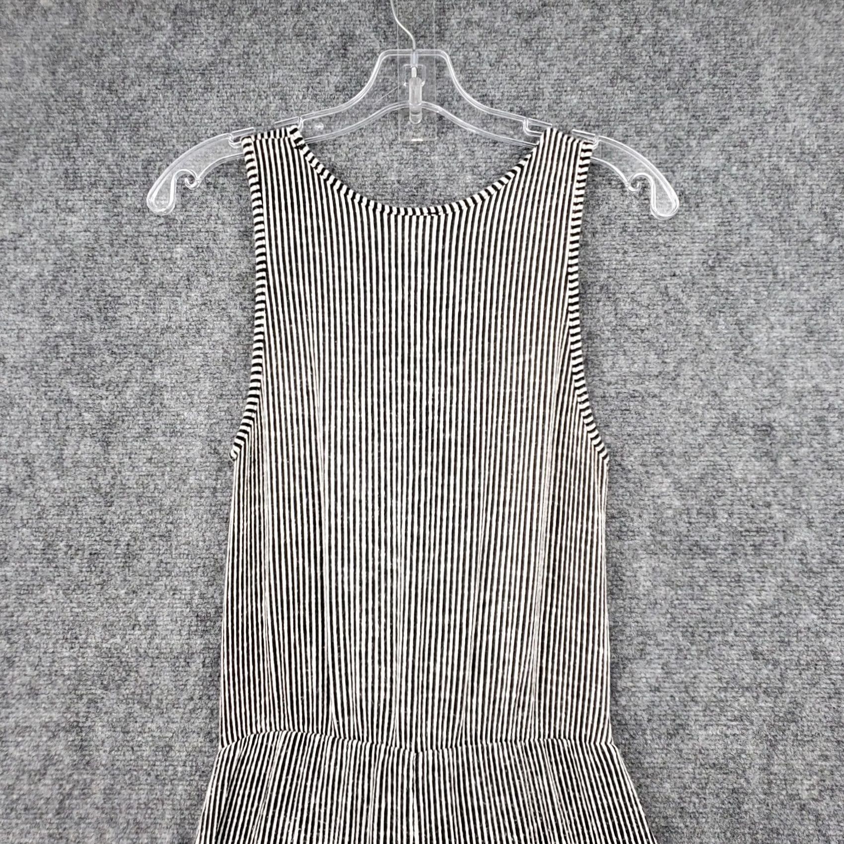 Vintage Caution To The Wind One Piece Womens M Medium Black Jumpsuit Striped Wide Leg Size 32" / US 10 / IT 46 - 5 Thumbnail