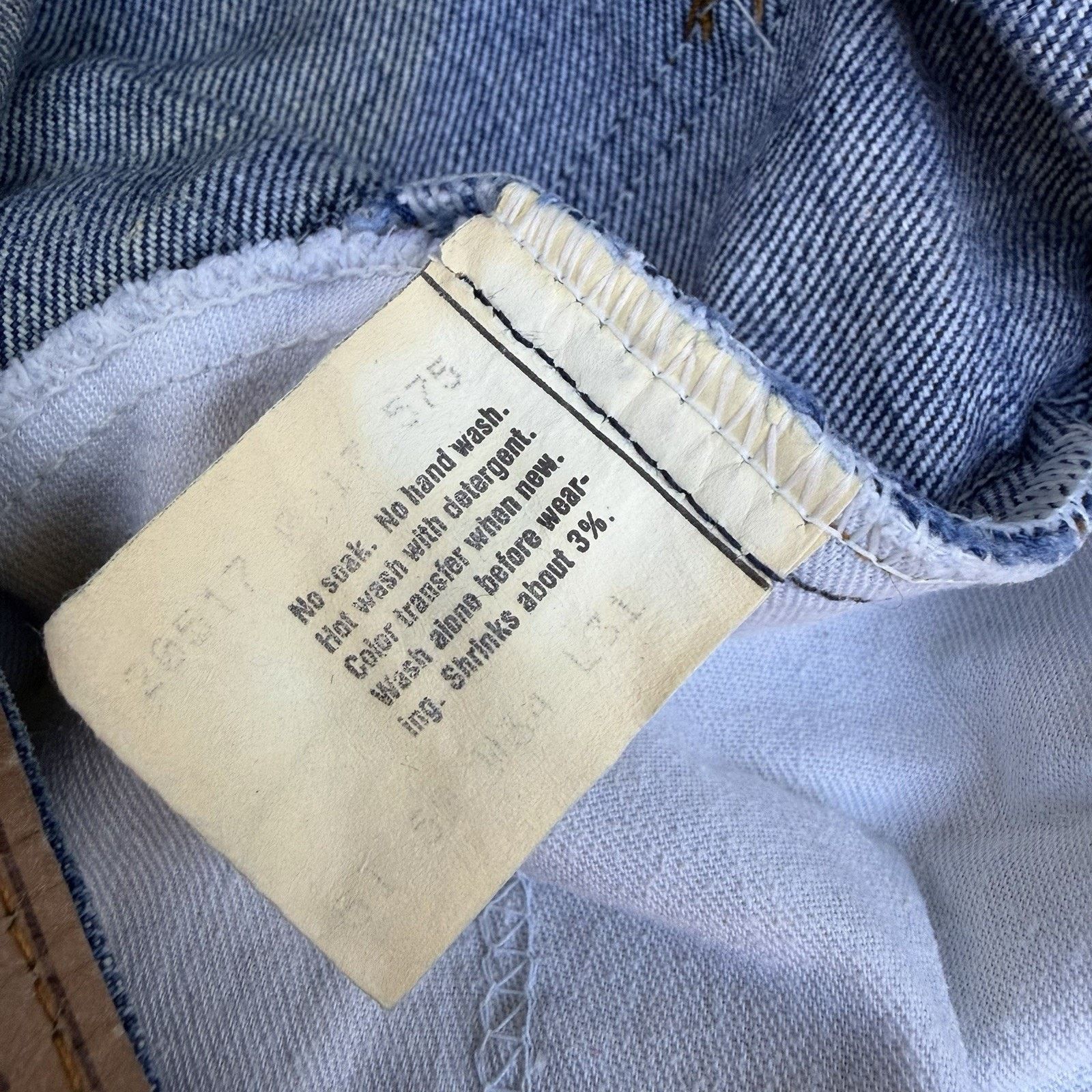Levi's × Vintage Vintage 80s Levi’s 517 Bootcut Orange Tab Denim Jeans 34x31 Size US 34 / EU 50 - 8 Thumbnail