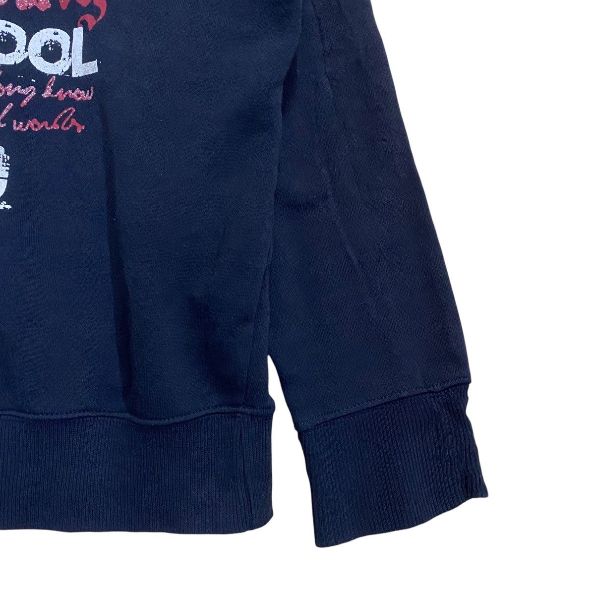 If Six Was Nine × Japanese Brand × Vintage The Run A Making Liverpool Black Edge Crewneck Sweatshirt Size US L / EU 52-54 / 3 - 6 Thumbnail