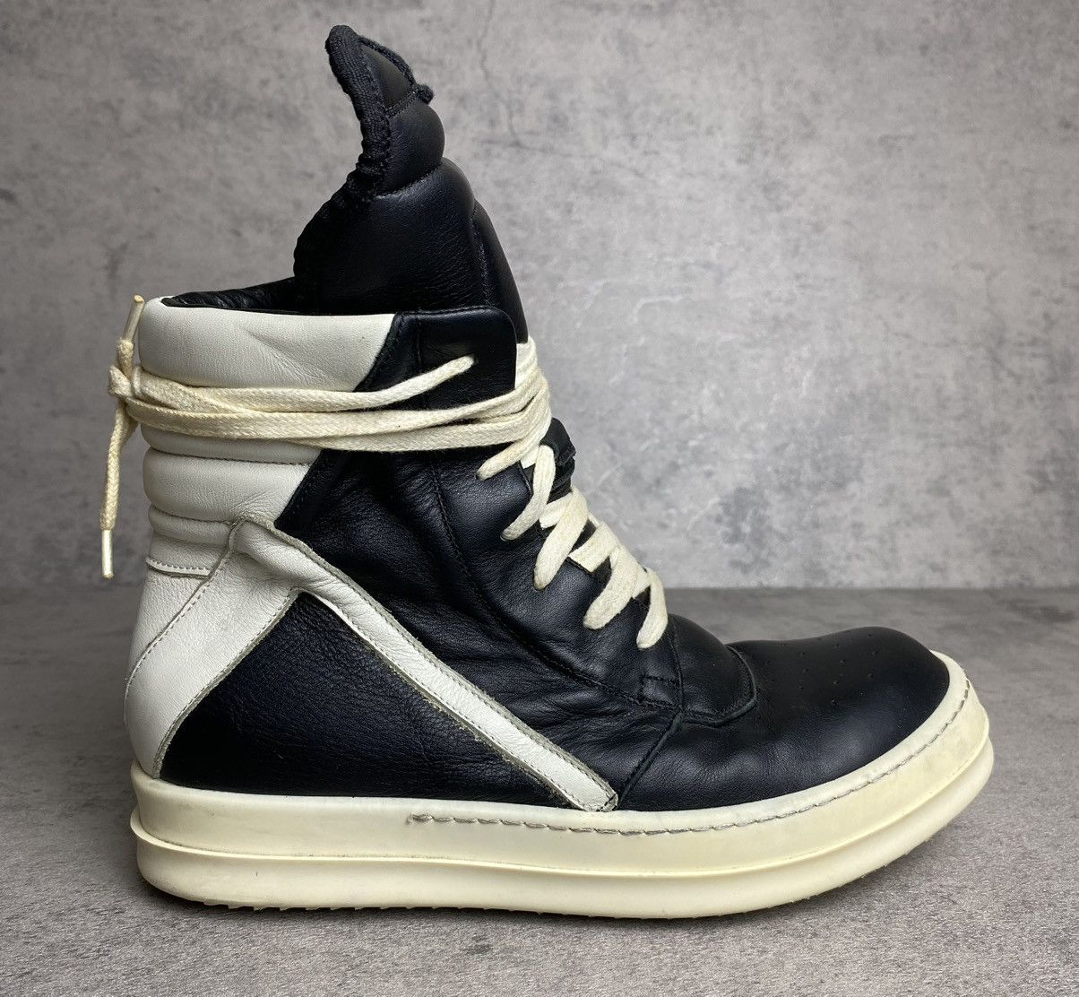 Rick Owens RICK OWENS - GEOBASKET HIGH- SAMPLE PAIR Size US 6 / IT 36 - 4 Thumbnail