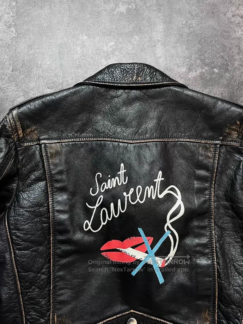 Saint Laurent Paris Saint Laurent Paris Leather Vintage Anti-Smoking Leather J Size XS / US 0-2 / IT 36-38 - 7 Thumbnail