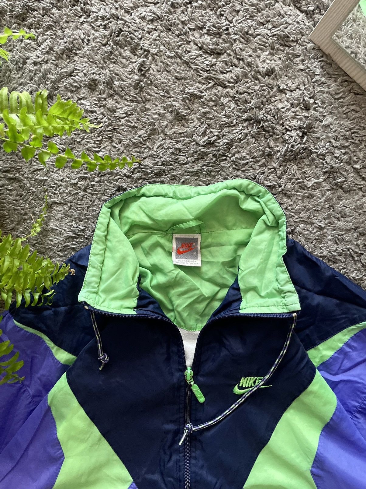 Nike × Vintage 80s Nike Vintage Light Jacket Streetwear Logo Swoosh Rare Size US M / EU 48-50 / 2 - 9 Thumbnail
